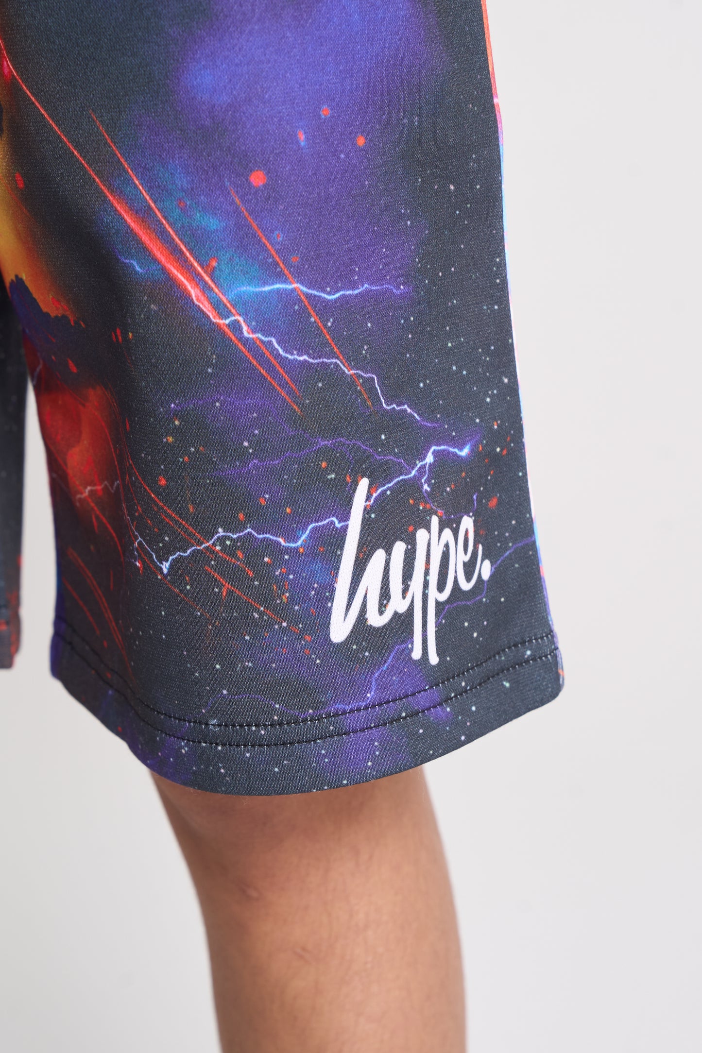Hype Boys Black Constellation Hoodie & Shorts Set