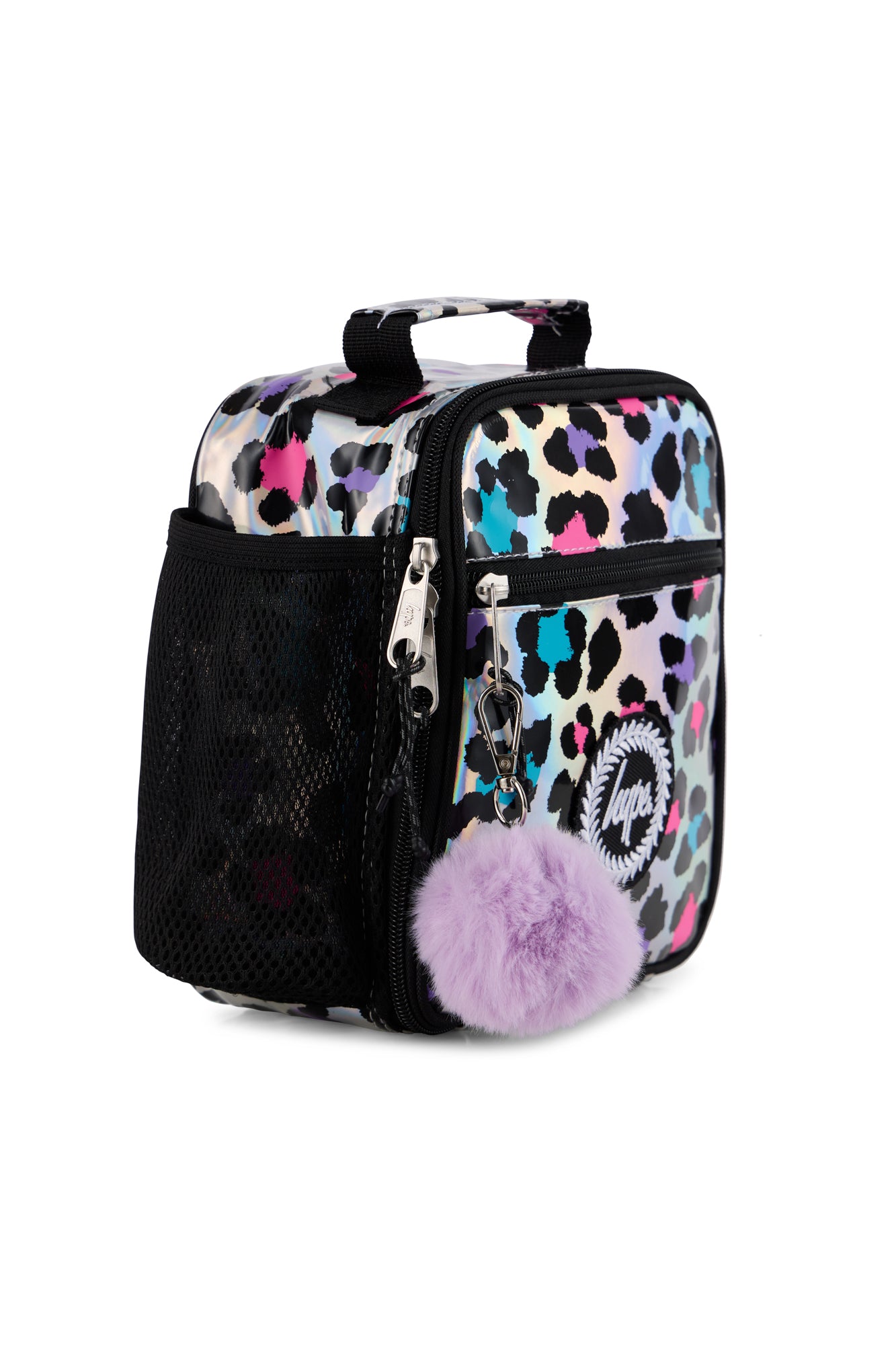 Hype Unisex Silver Leopard Print Lunch Box
