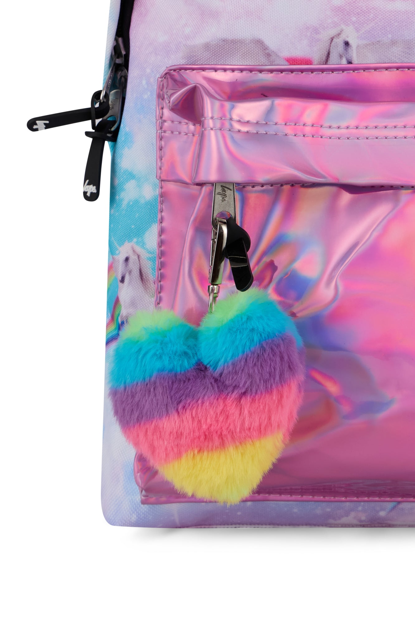 Hype Kids Multi Unicorn Holographic Backpack