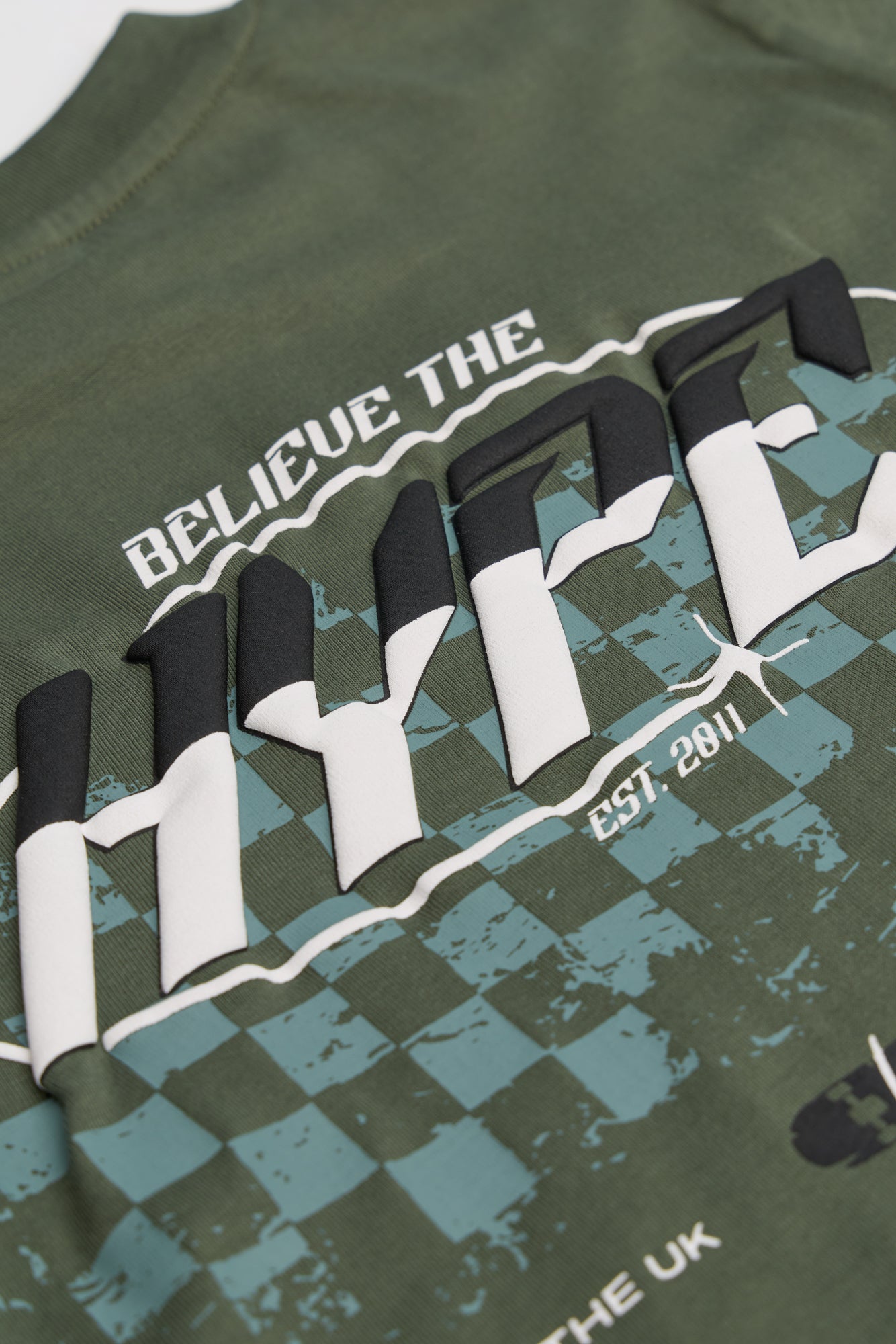 Hype Boys Green Skater T-Shirt