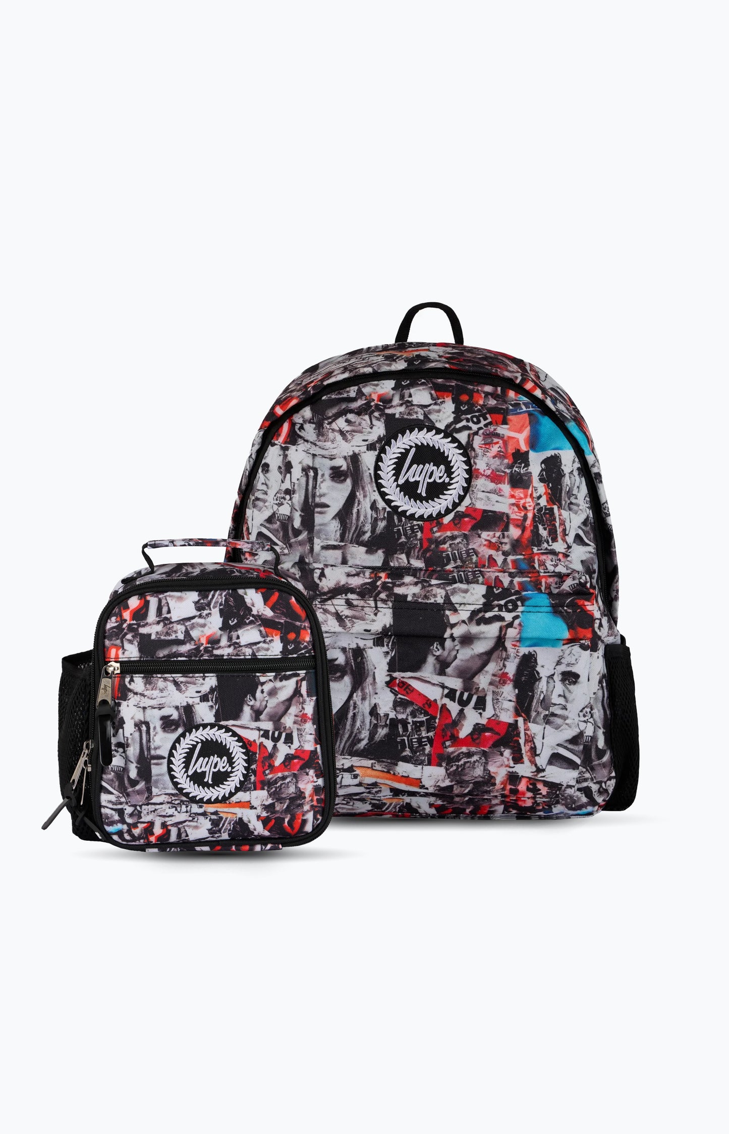 Hype Unisex Multi Magazine Tear Backpack & Lunch Bag Bundle
