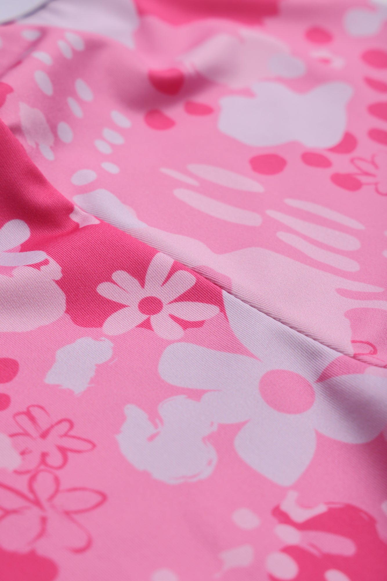 Hype Girls Pink Leopard Floral Cycle Shorts