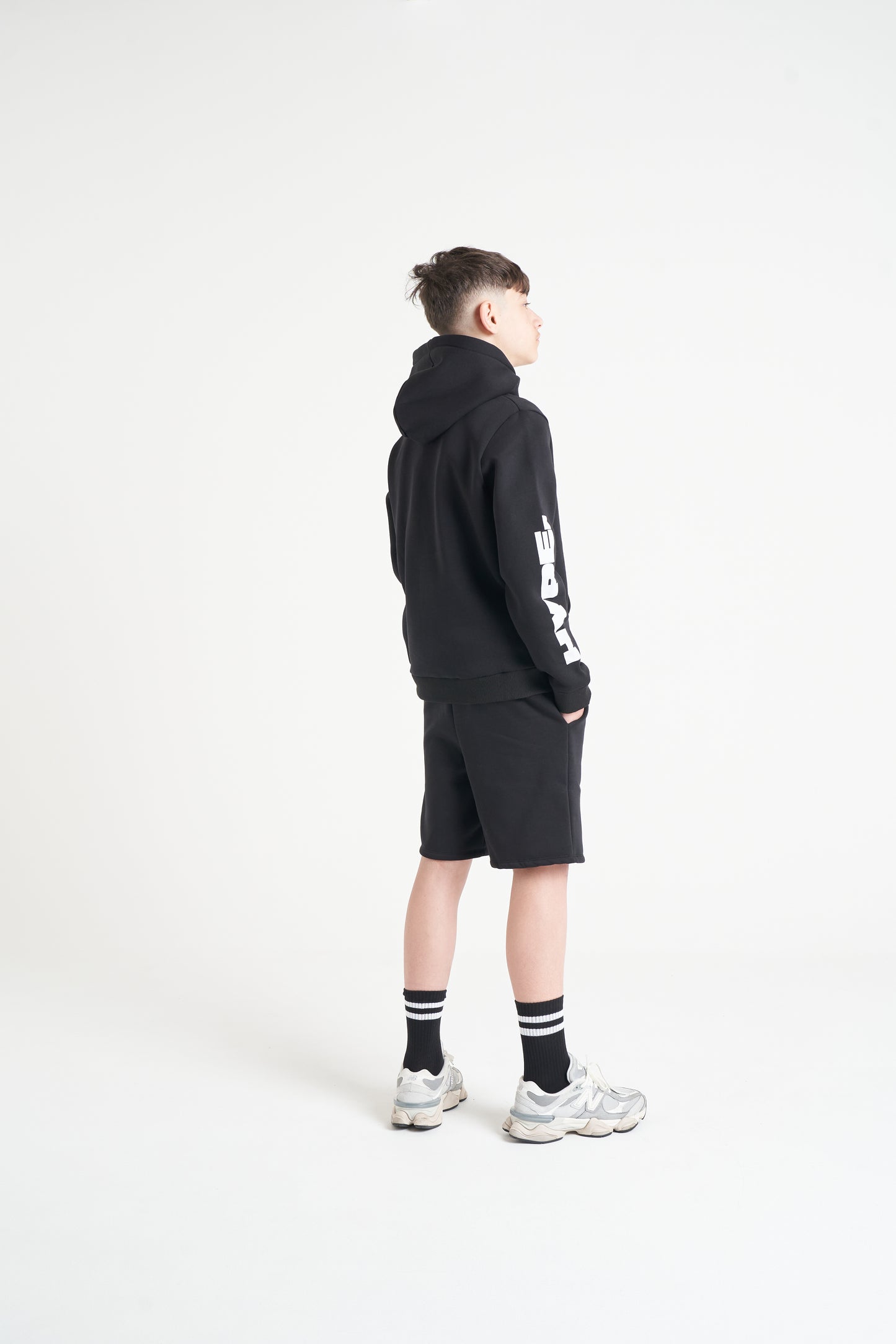 Hype Kids Black Block Shorts