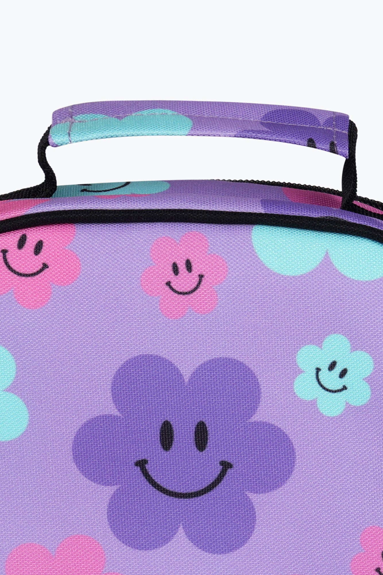 Hype Unisex Purple Happy Flowers Backpack