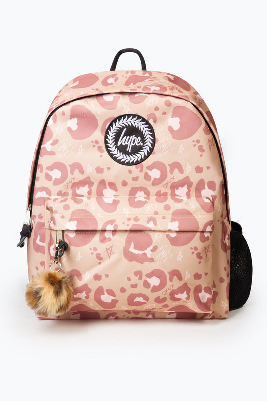 GIRLS MULTI LEOPARD XO BACKPACK
