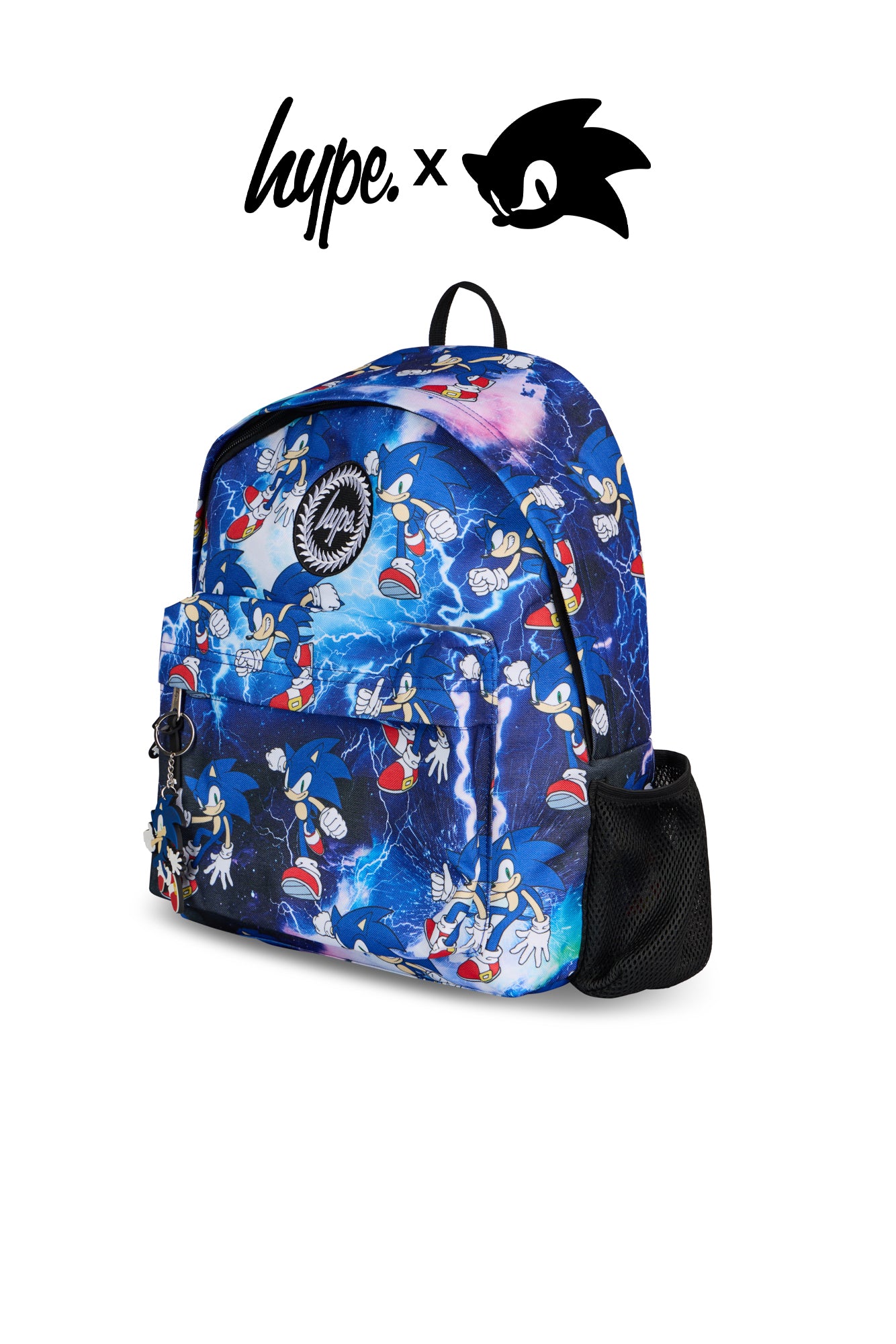 Hype x Sonic The Hedgehog™ Blue Sonic Backpack, Lunch Bag, Bottle & Pencil Case Bundle