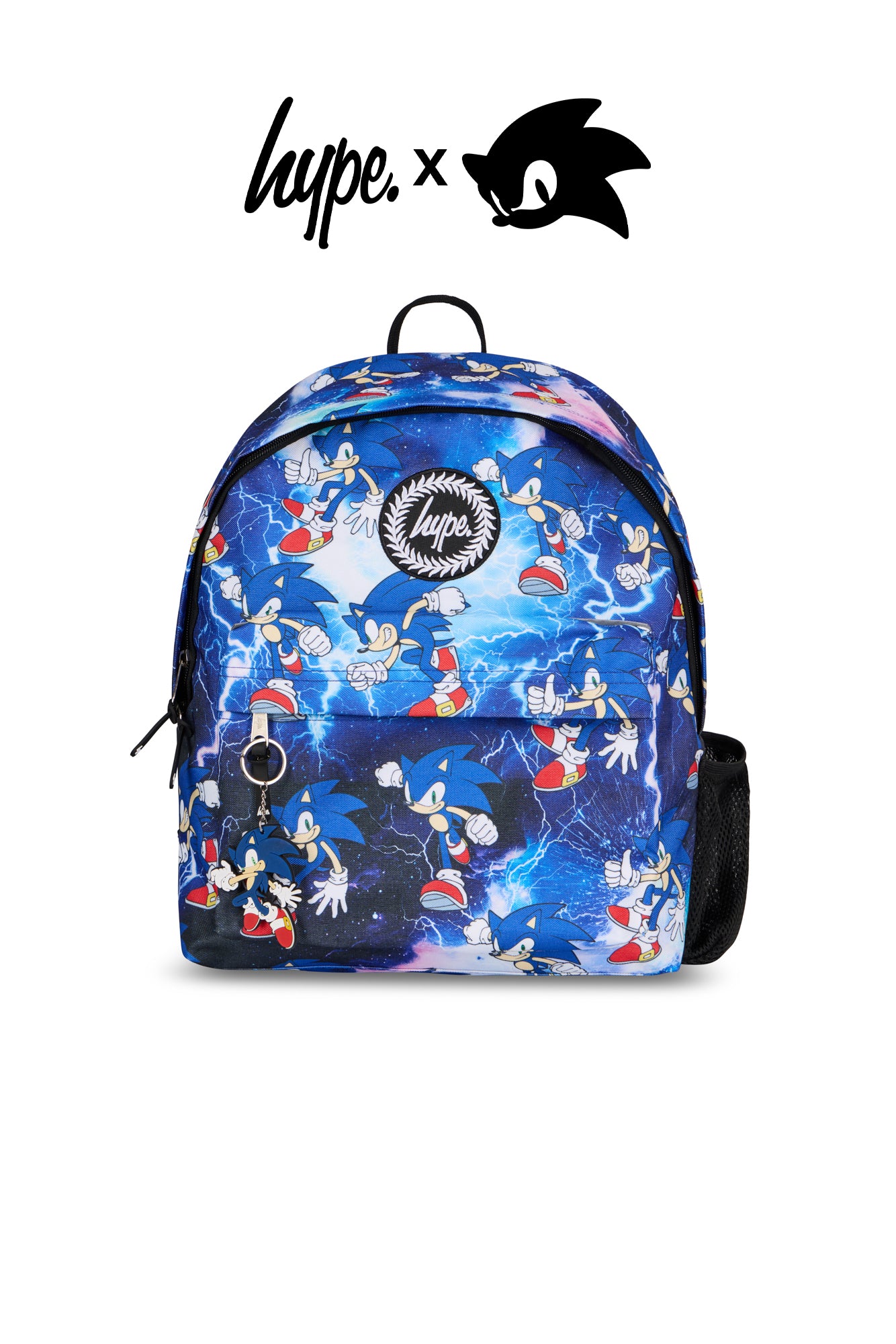 Hype x Sonic The Hedgehog™ Blue Sonic Backpack, Lunch Bag, Bottle & Pencil Case Bundle