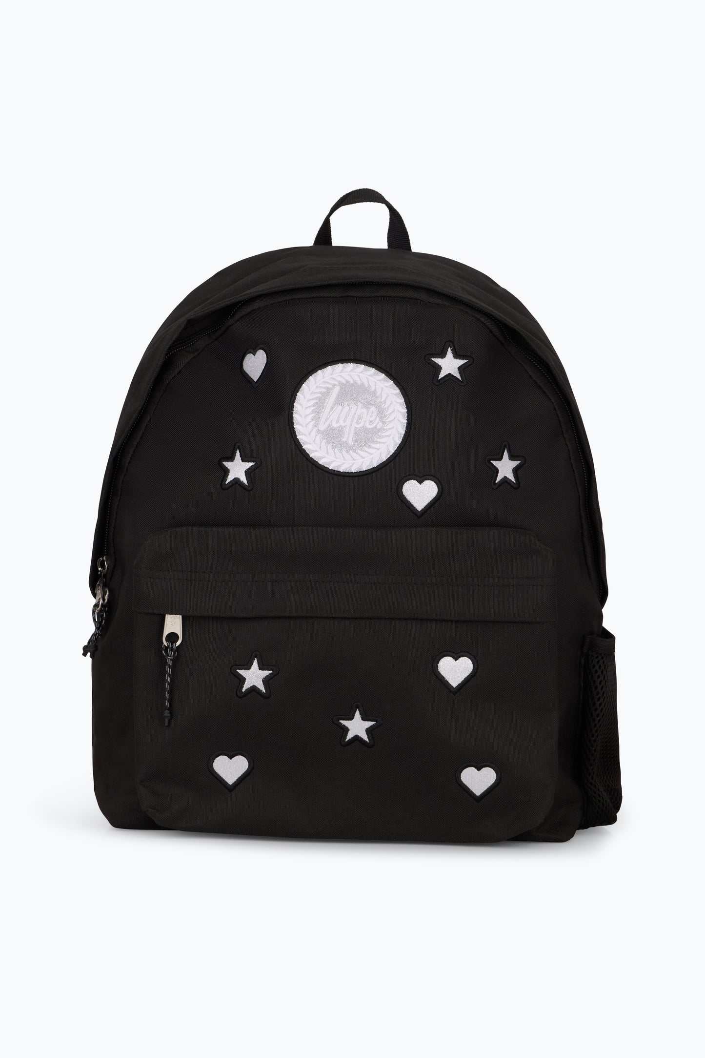 Hype Kids Black Chrome Charm Backpack