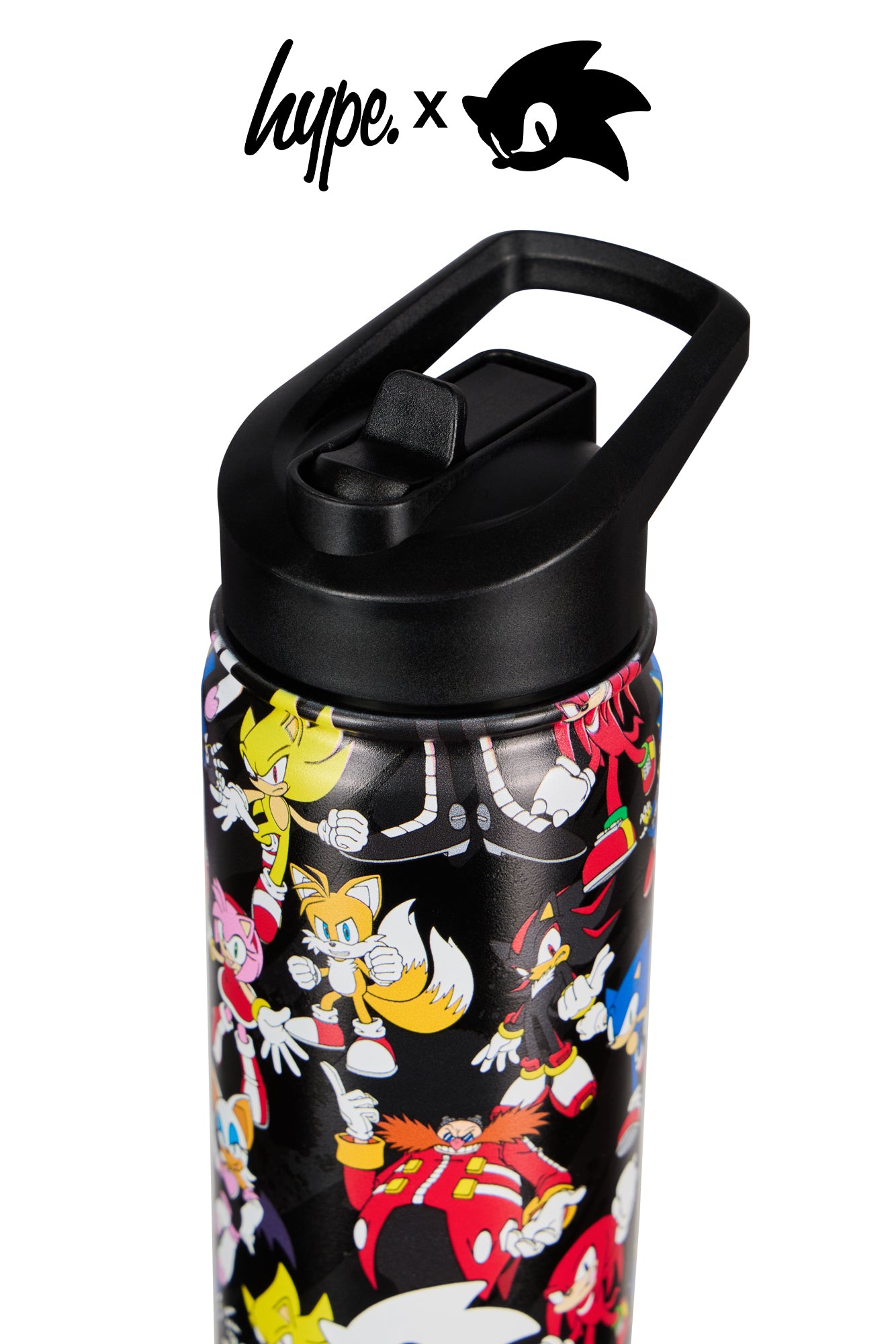Hype x Sonic The Hedgehog™ Multi Sonic Group Water Bottle