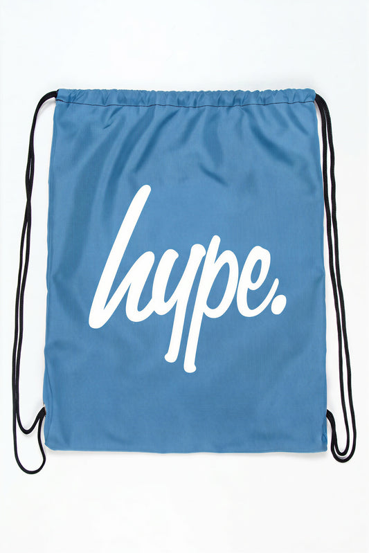 Hype Unisex Blue Drawstring Bag
