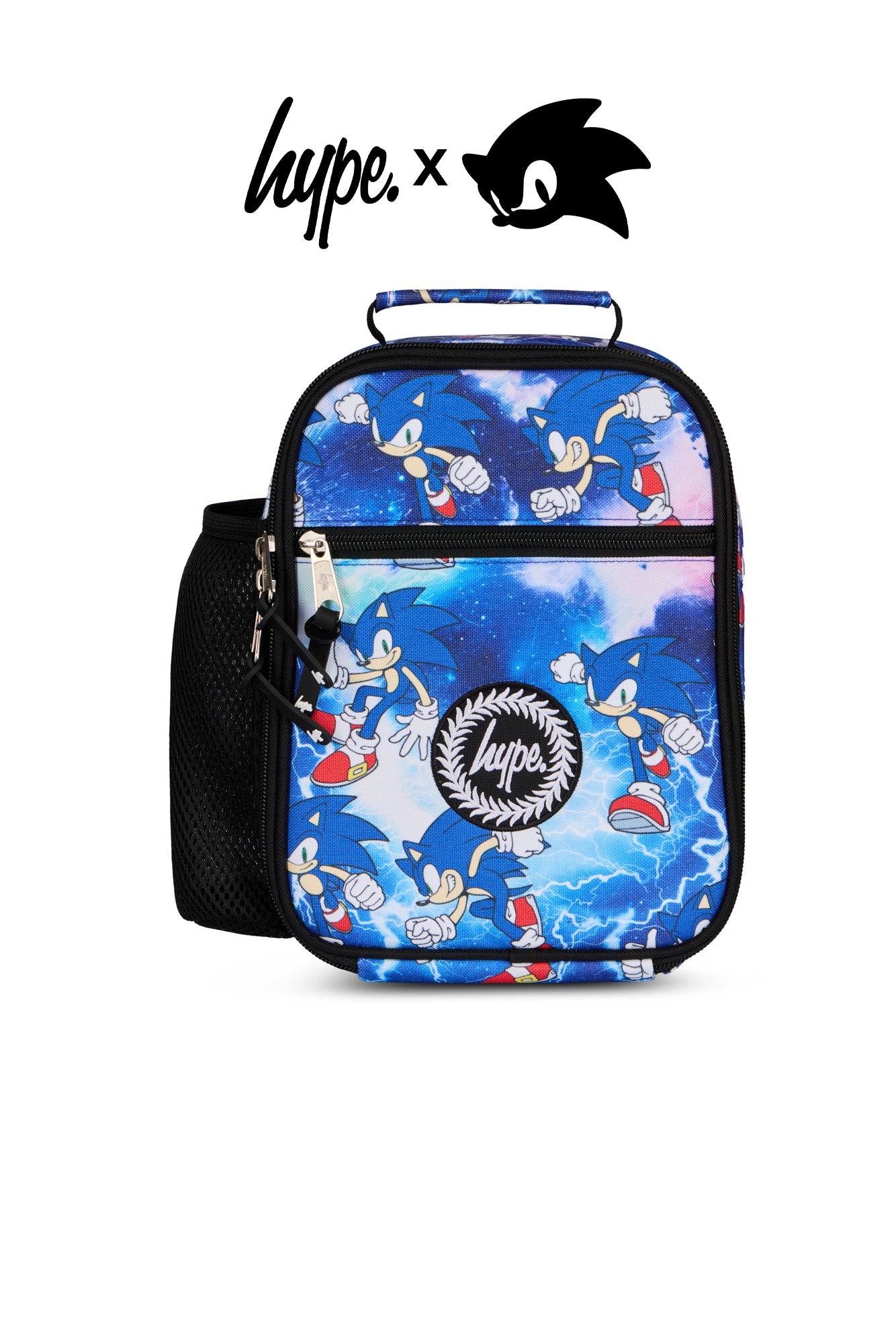 Hype x Sonic The Hedgehog™ Blue Sonic Backpack, Lunch Bag, Bottle & Pencil Case Bundle