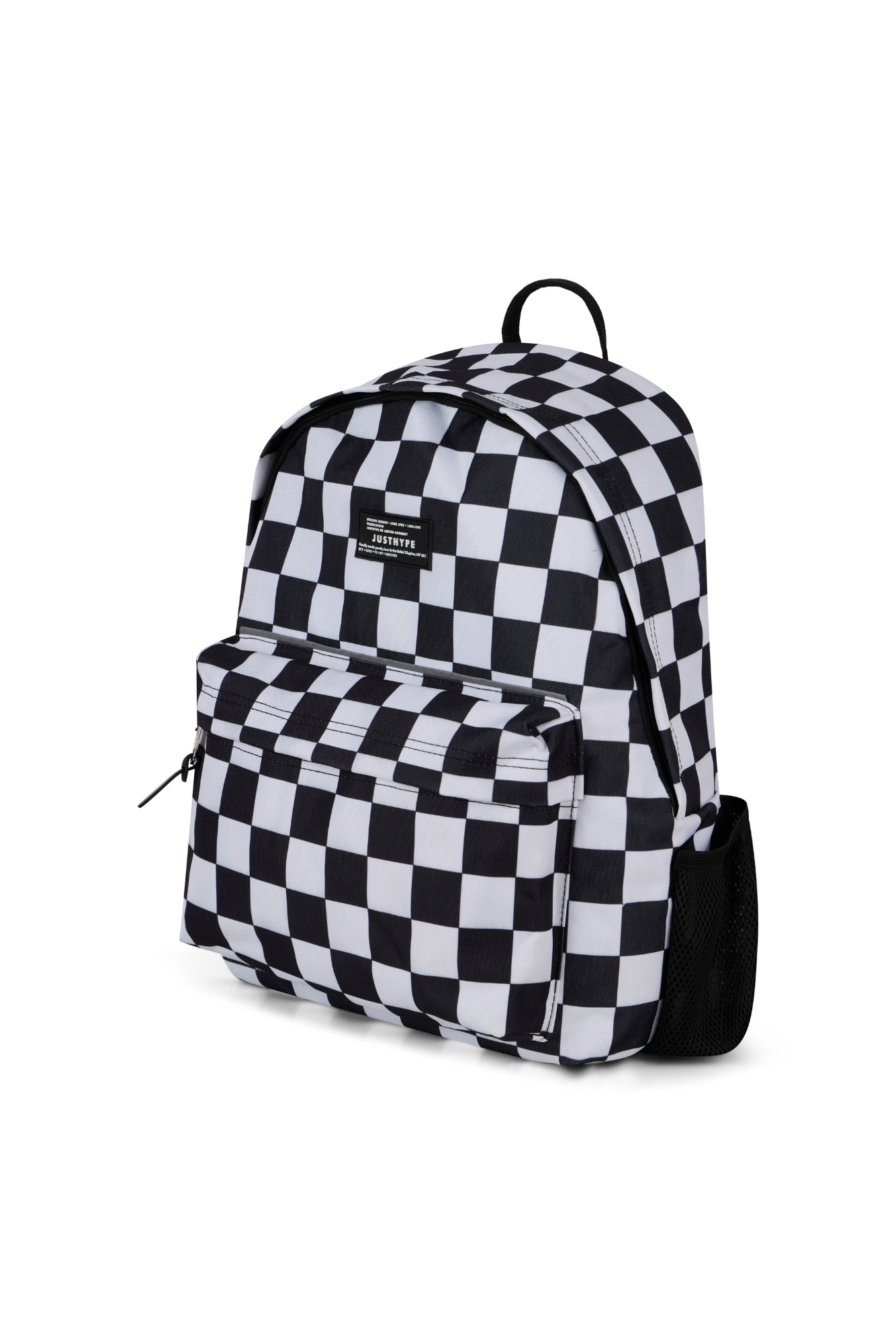 Hype Kids Black/White Skater Backpack