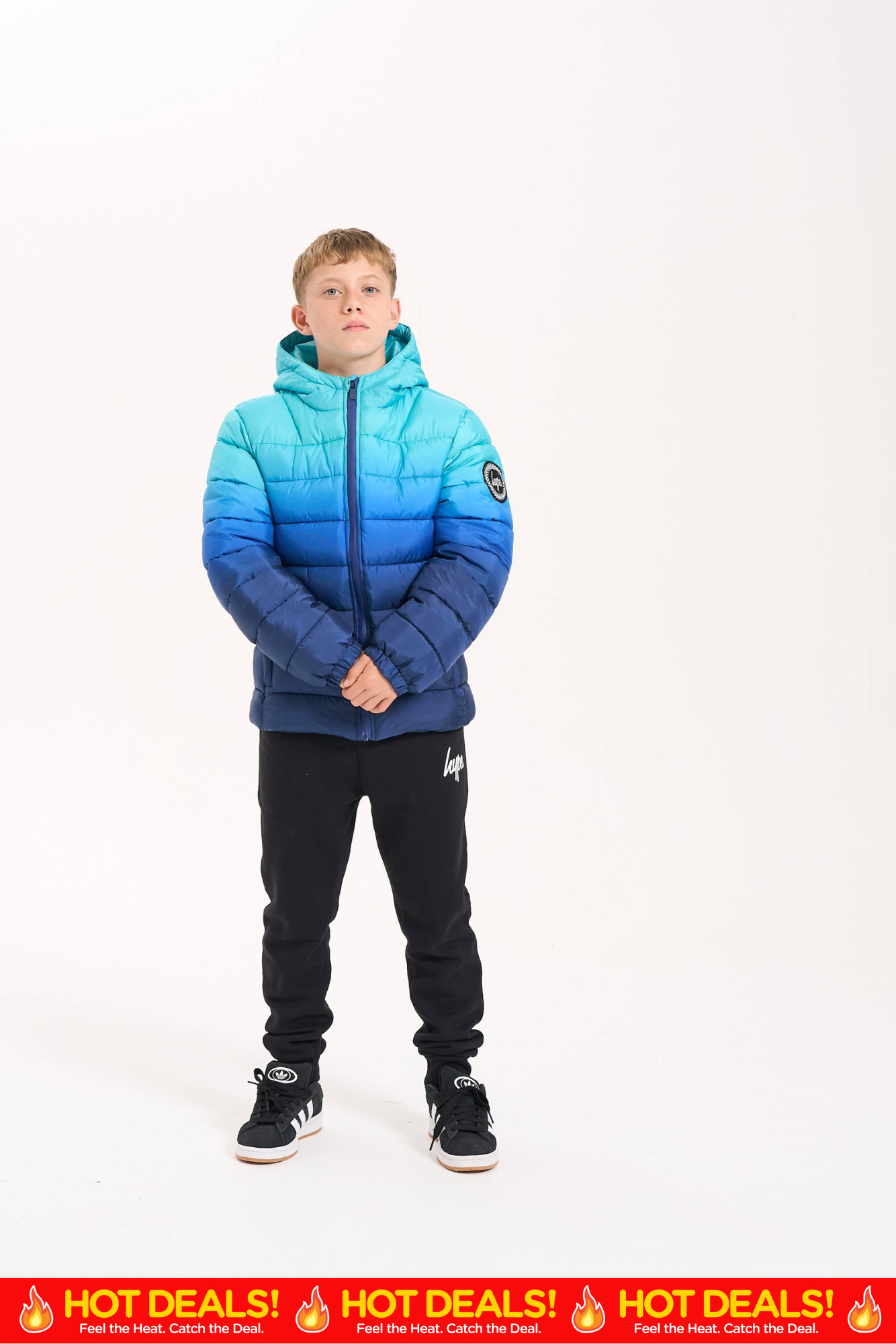 Hype Boys Ocean Fade Padded Jacket