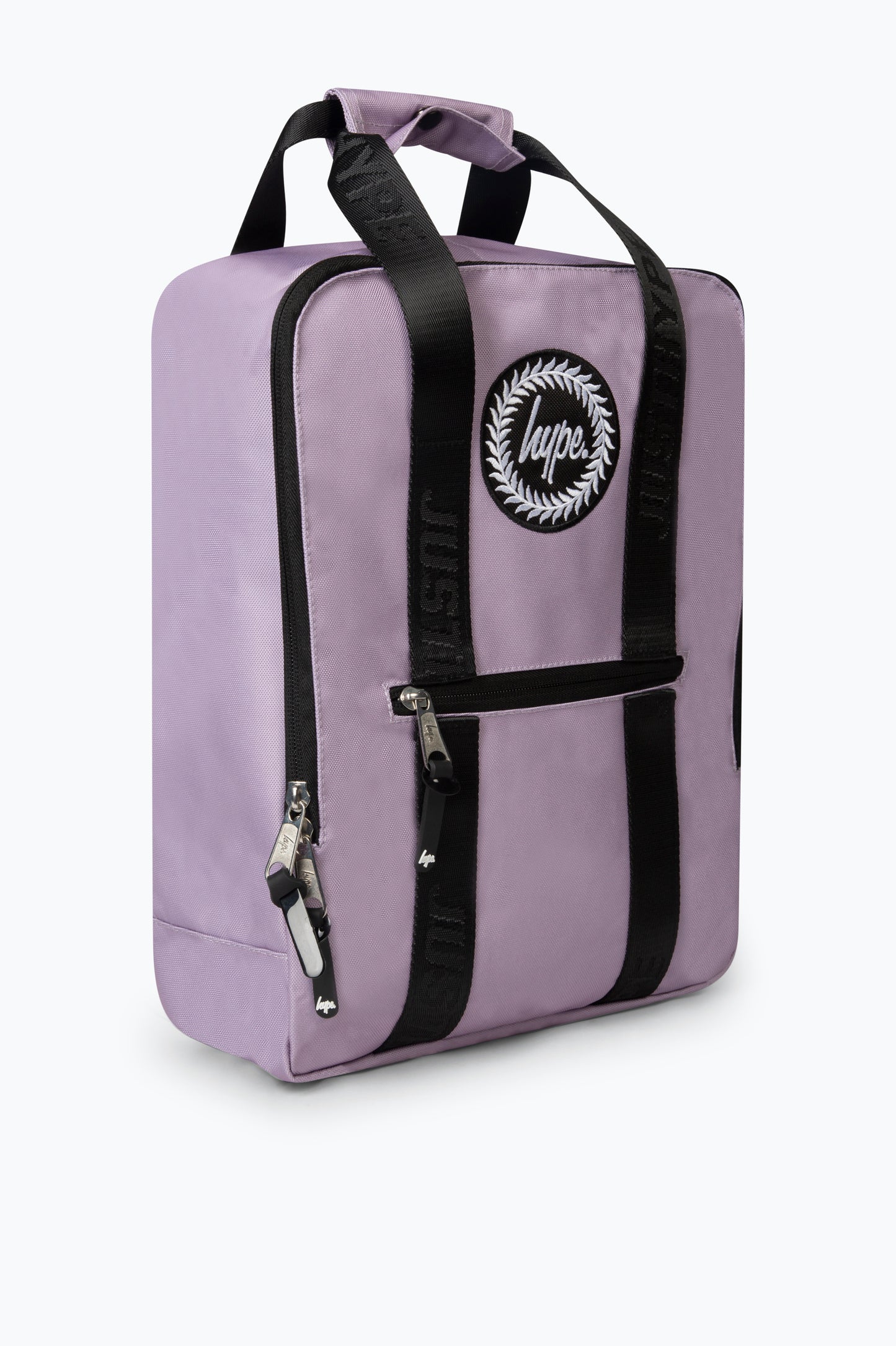 Hype Girls Purple Boxy Crest Backpack