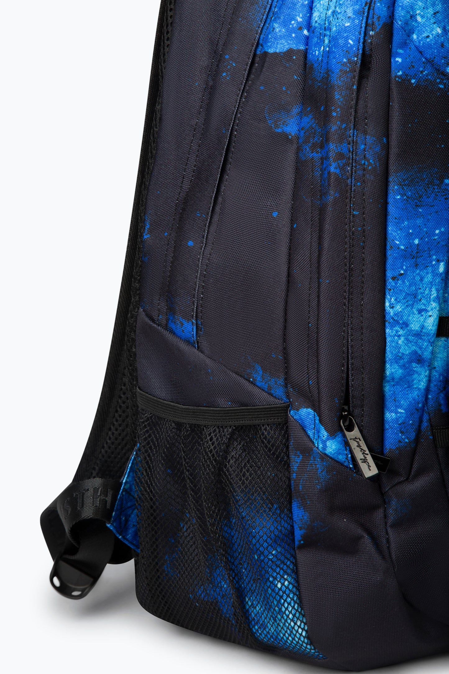 Hype Kids Black Blue Grunge Maxi Backpack