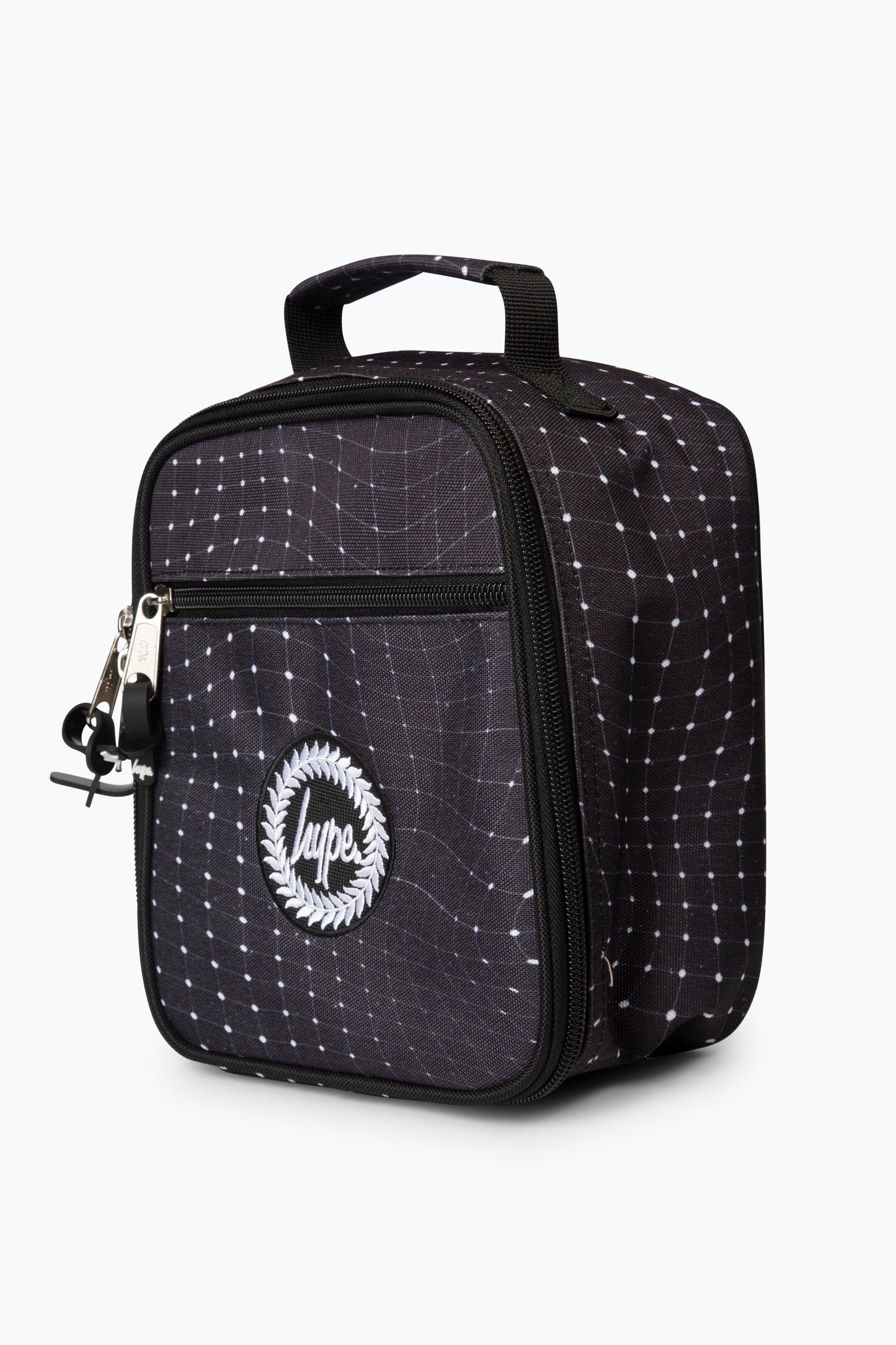 Hype Kids Black Web Lunch Box