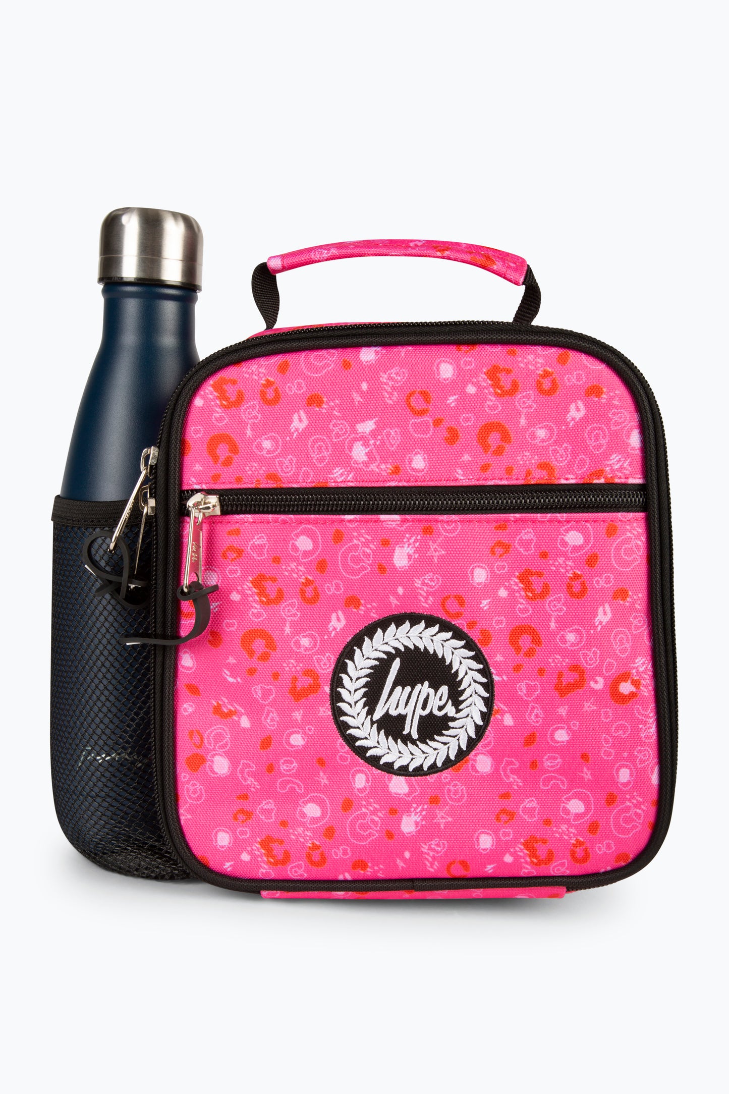 Hype Girls Pink Leopard Lunch Box