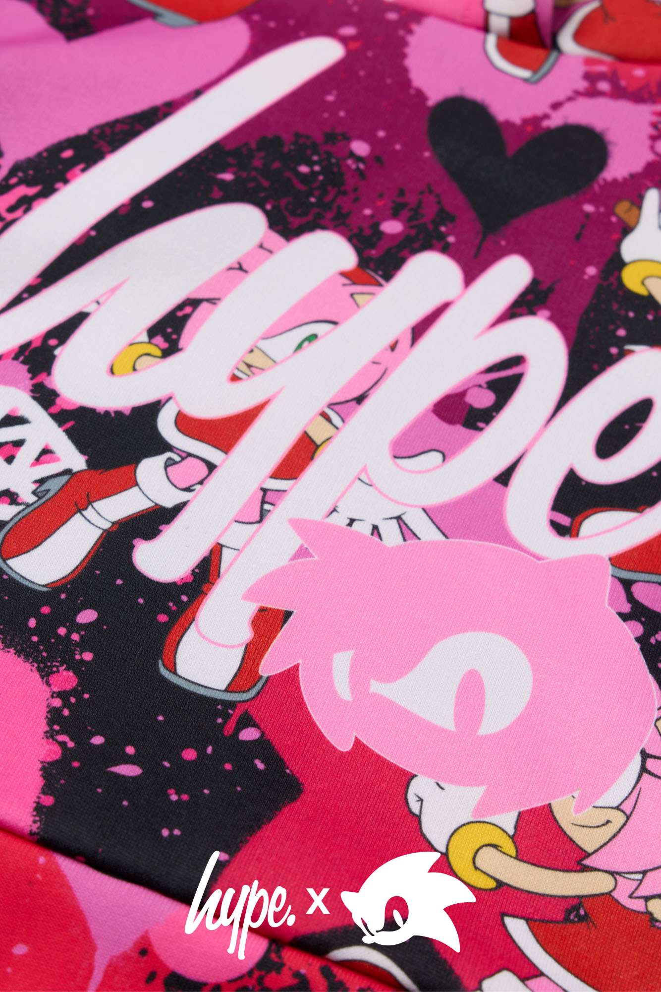 Hype x Sonic The Hedgehog™ Girls Multi Amy Rose Hoodie