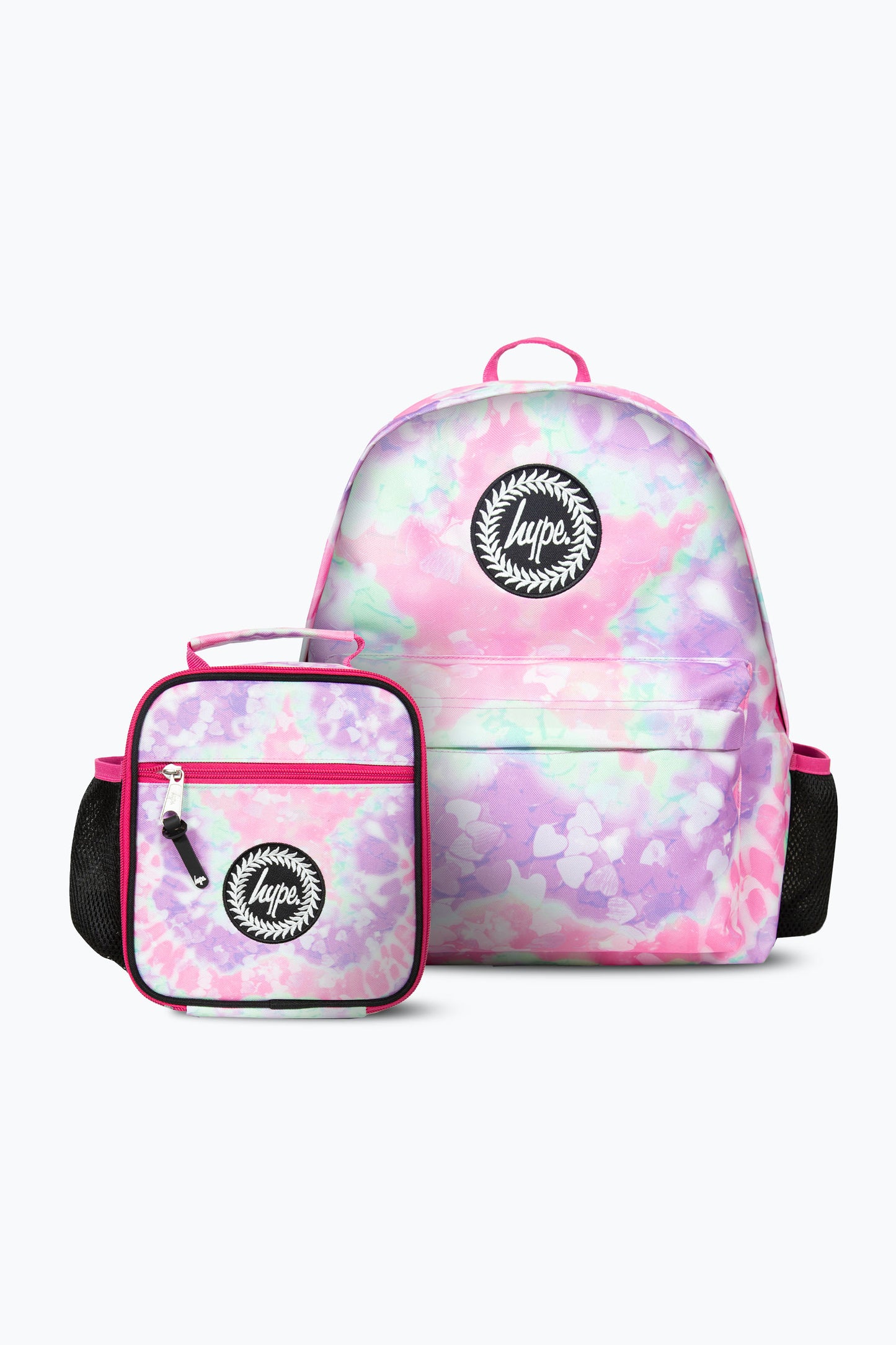 Hype Girls Pink Tie Dye Star Backpack & Lunch Bag Bundle