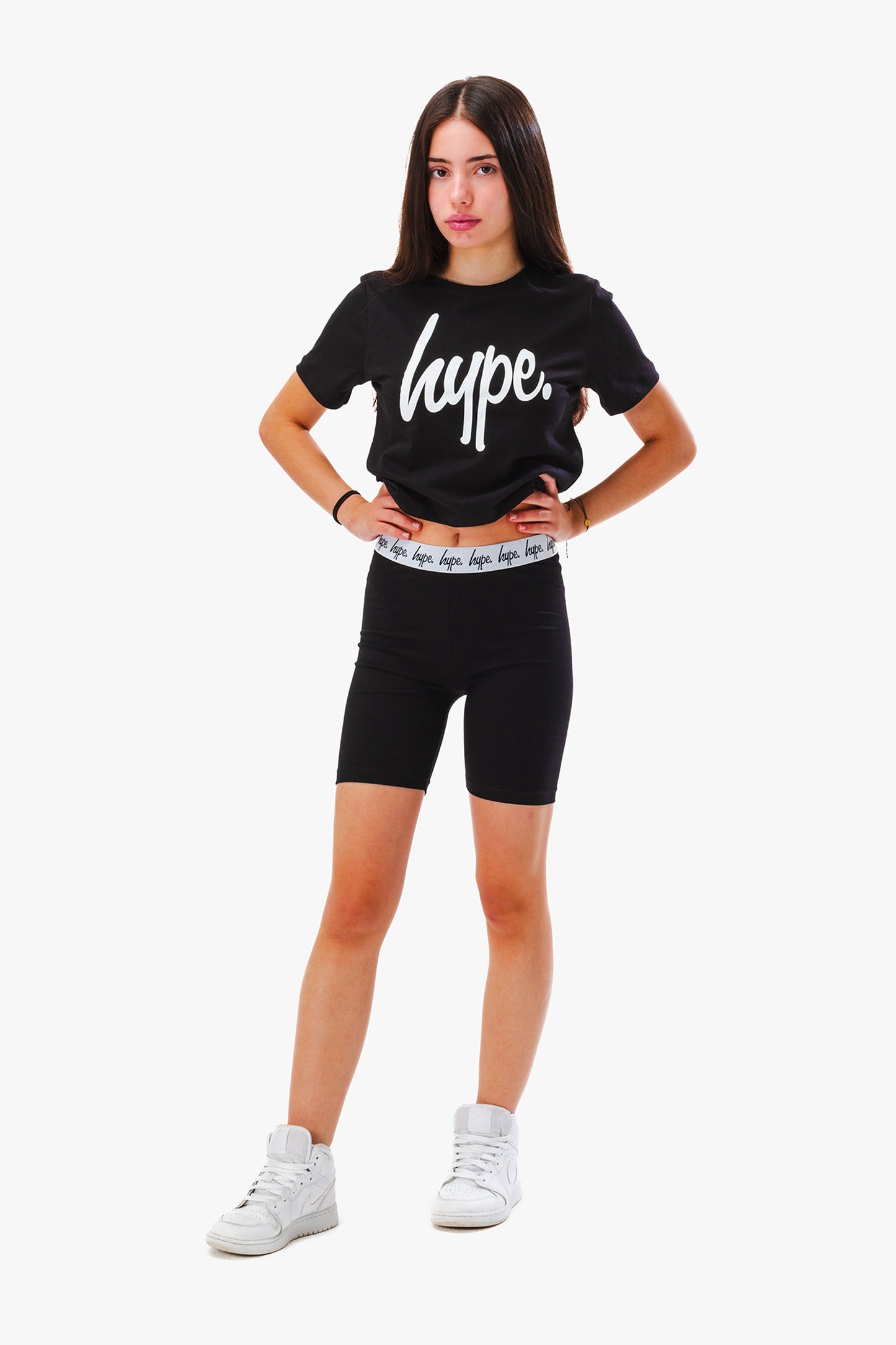 Hype Girls Black Core Cycling Shorts