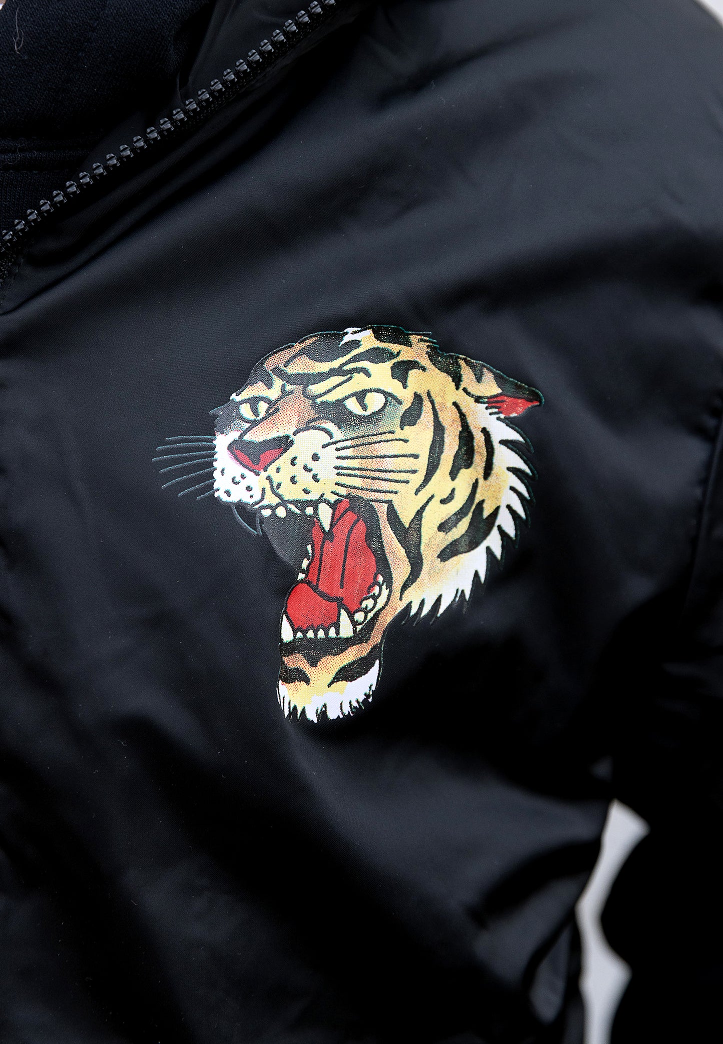 Hype X Ed Hardy Boys Lightweight Hooded Black Jacket