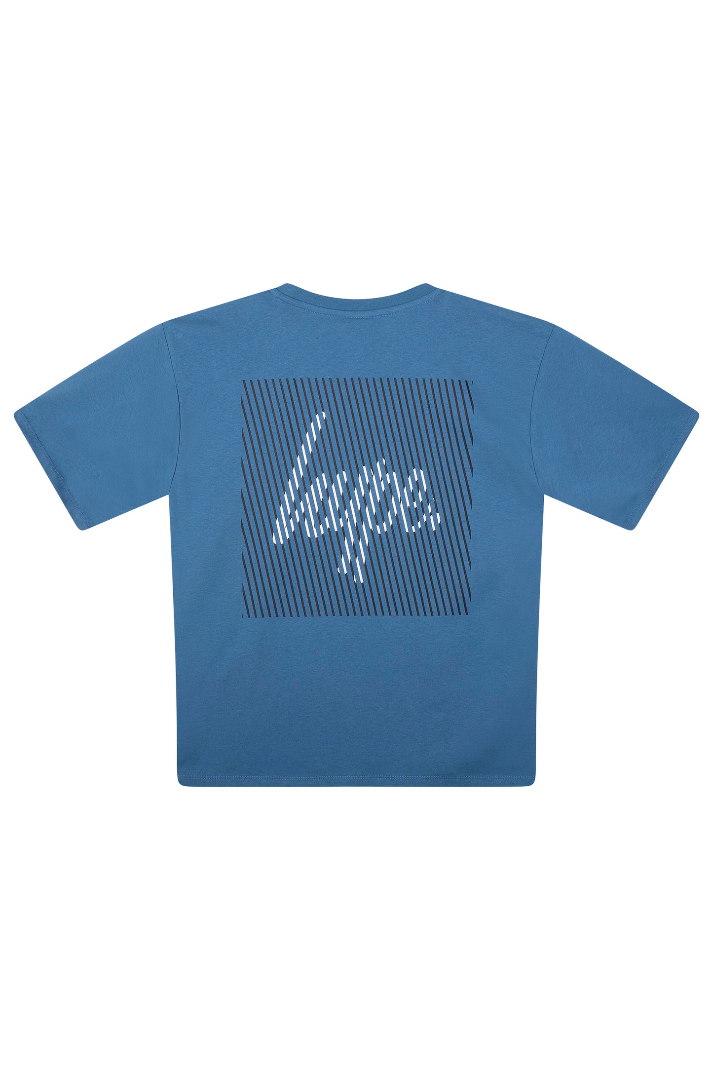 Hype Boys Blue Square Line Script T-Shirt