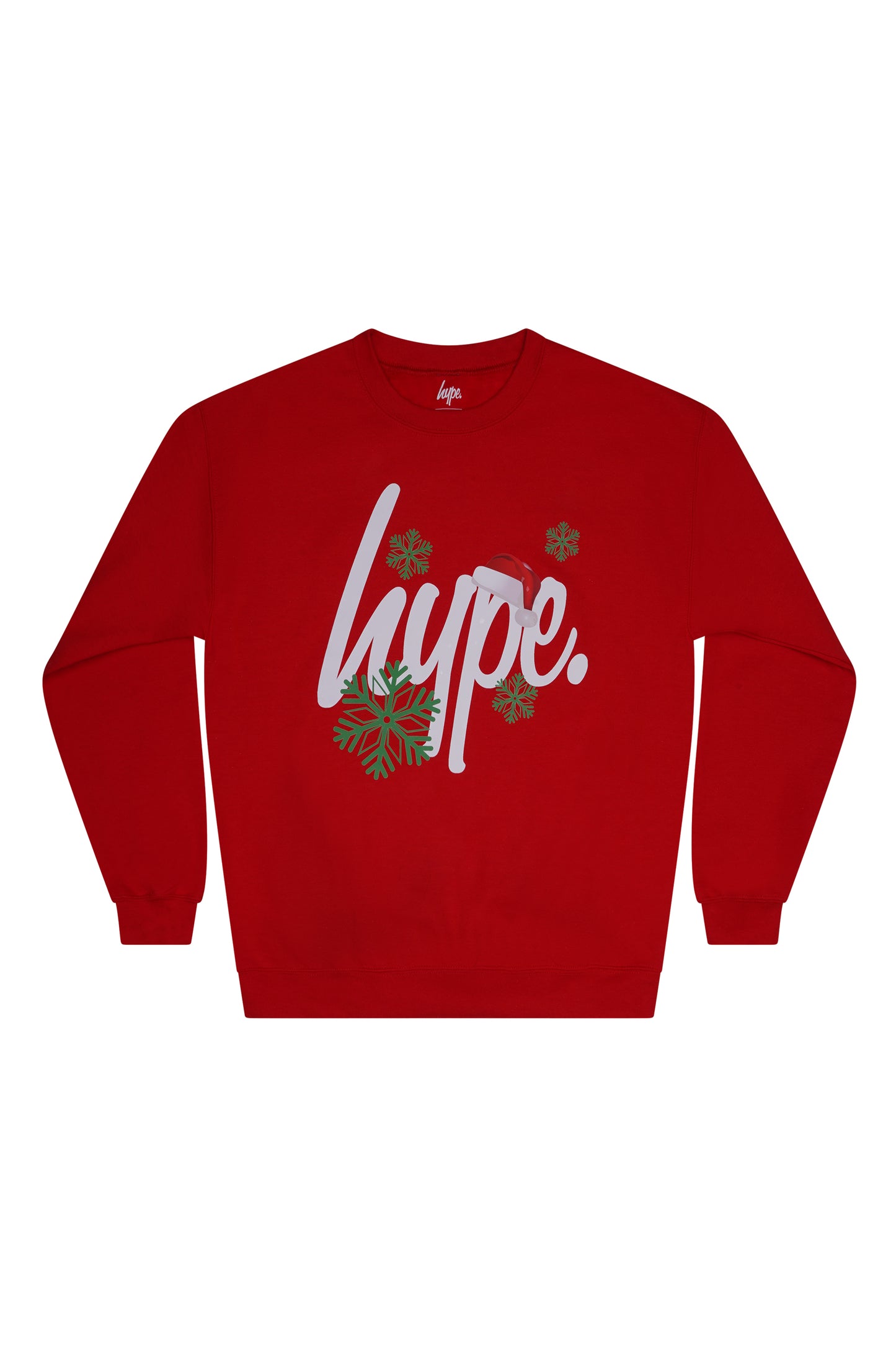 Hype Kids Red Christmas Script Sweatshirt