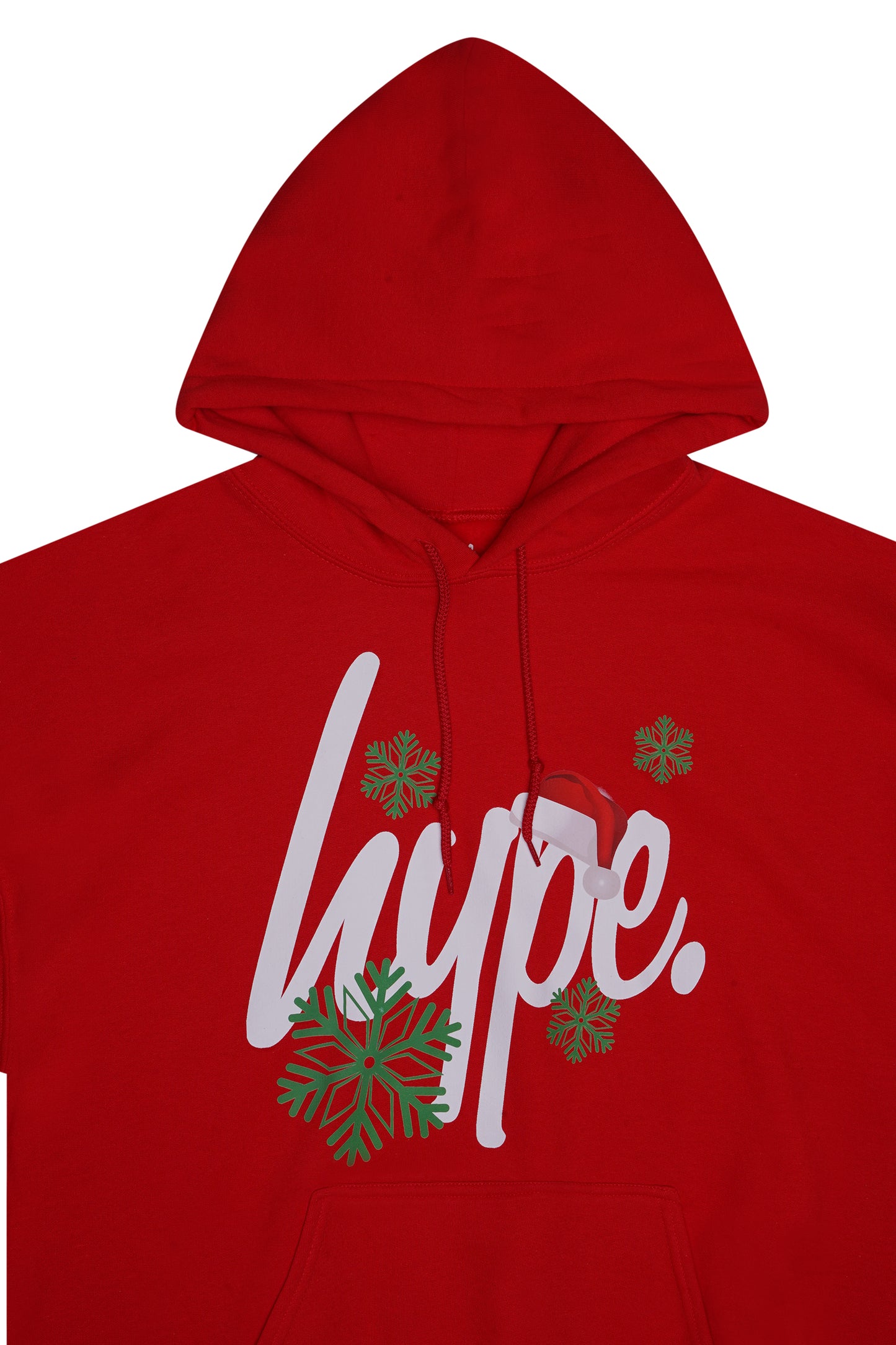 Hype Kids Red Christmas Script Hoodie