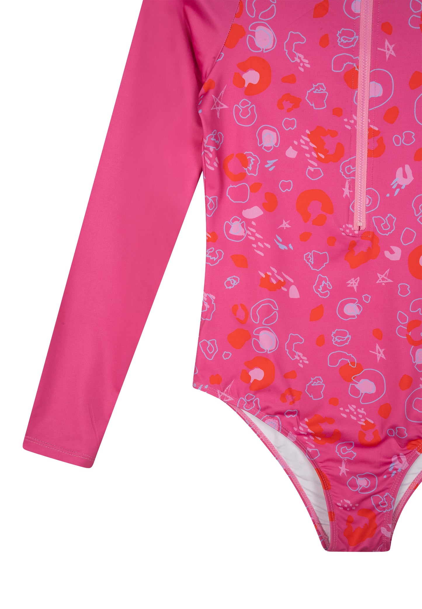 Hype Girls Pink Leopard Swimsuit