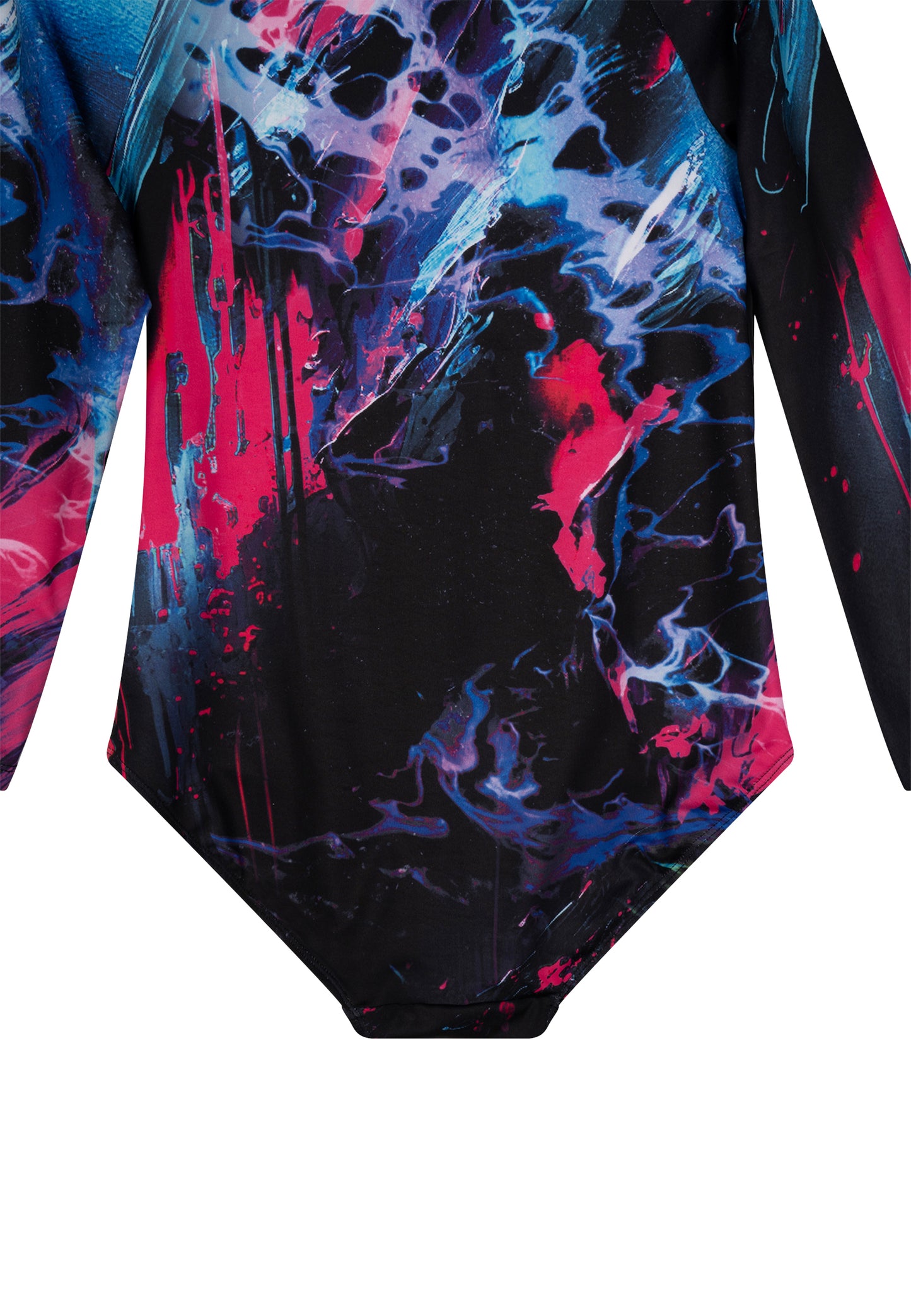 Hype Girls Multi Dark Smudge Swimsuit