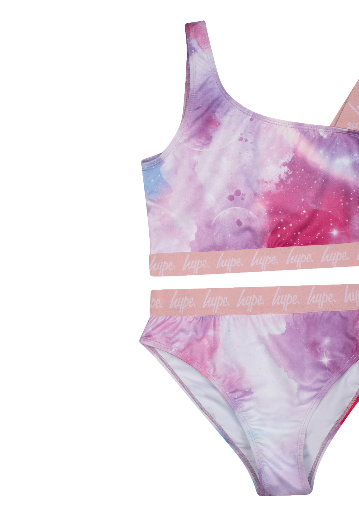 Hype Girls Pink Space Swimsuit