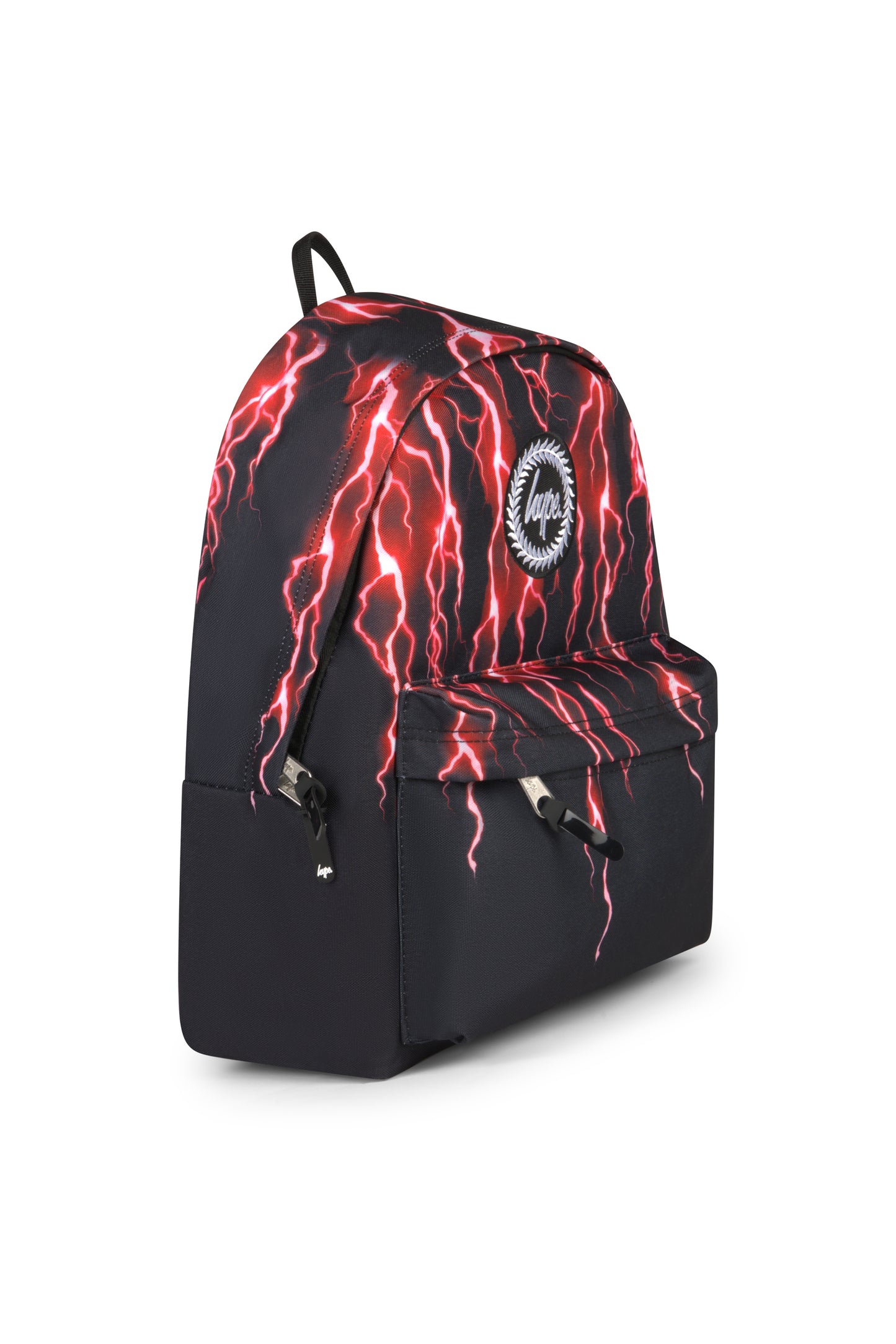 Hype Boys Black/Red Lightning Iconic Backpack