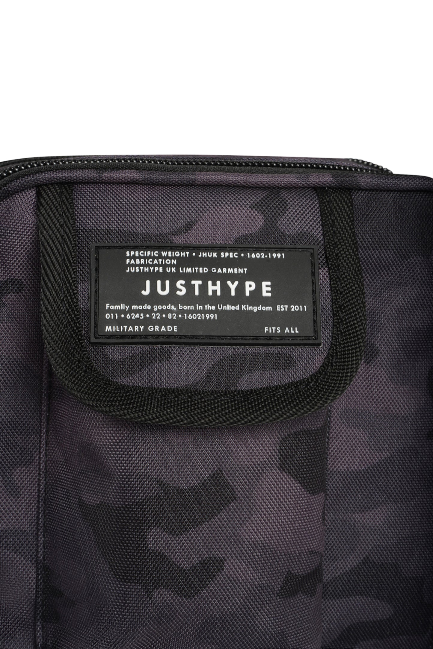 Hype Boys Black Tech Camo Camera Bag