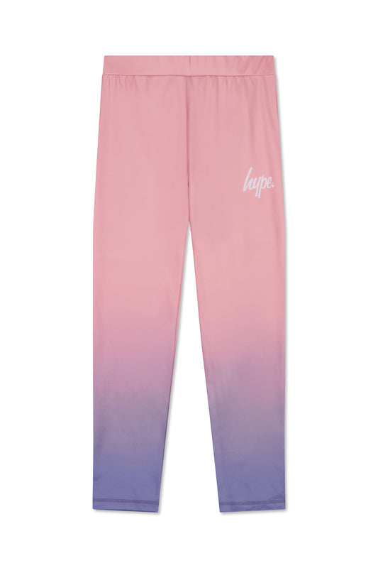 Hype Girls Pink Pastel Fade Leggings