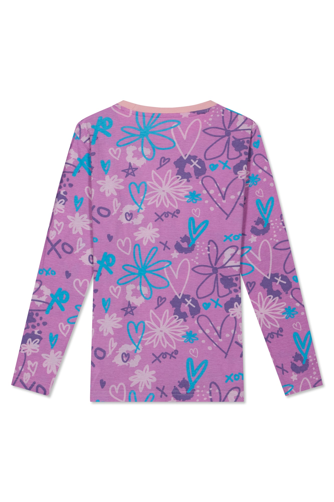 Hype Girls Pink Scribble Pyjama Set