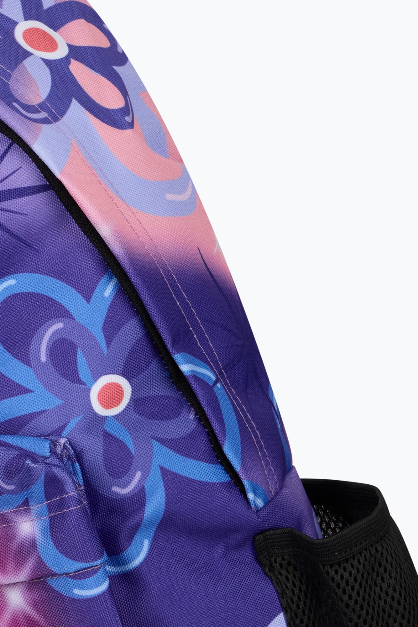 Hype Girls Purple Sparkle Flower Backpack