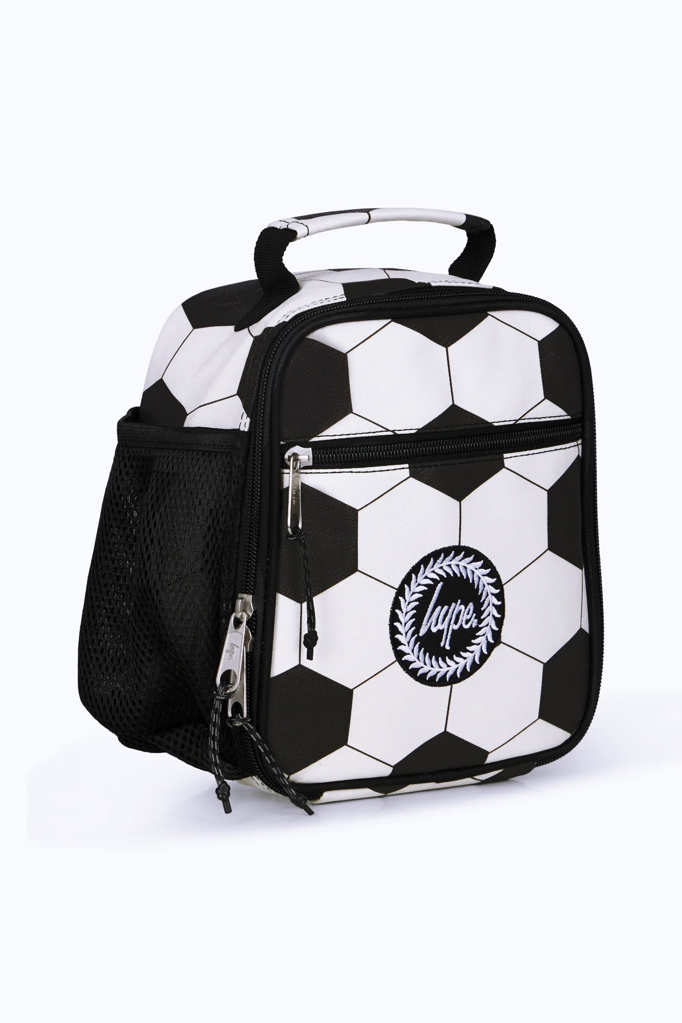 Hype Boys Black/White Football Lunch Bag