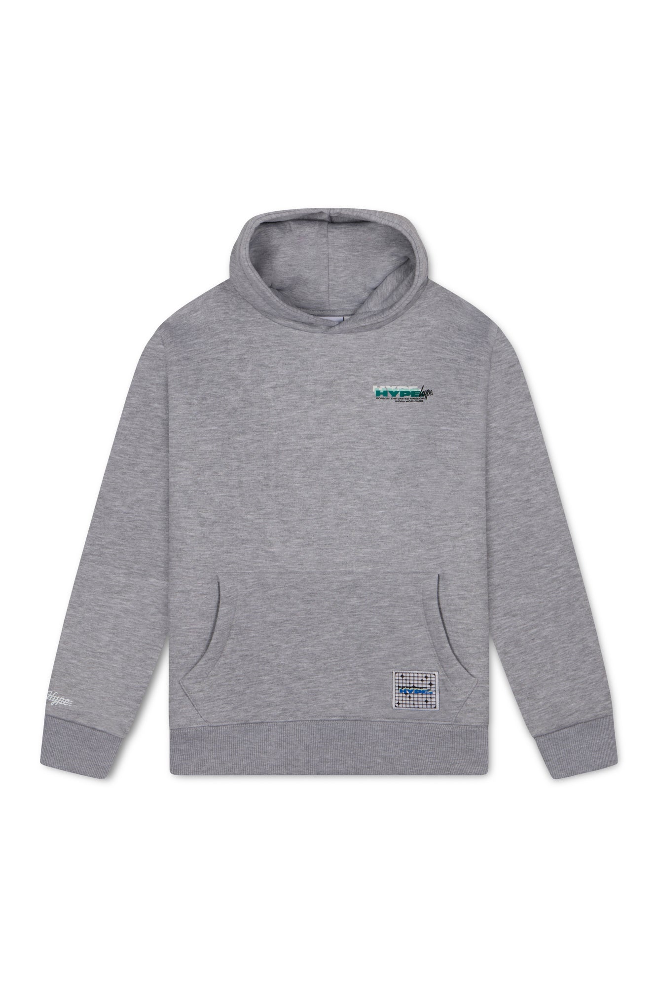 Hype Boys Grey Marl Cosmic Hoodie