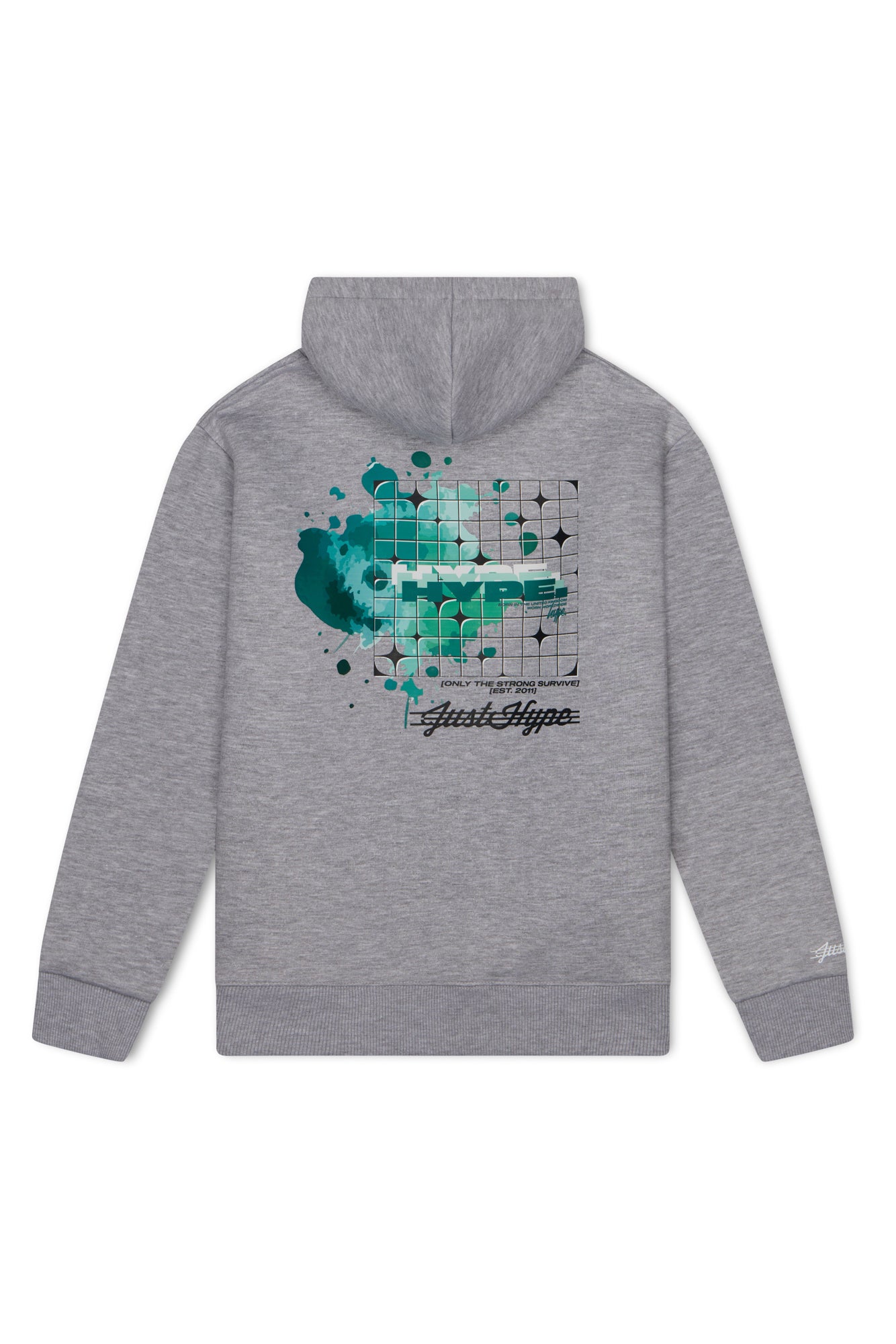 Hype Boys Grey Marl Cosmic Hoodie