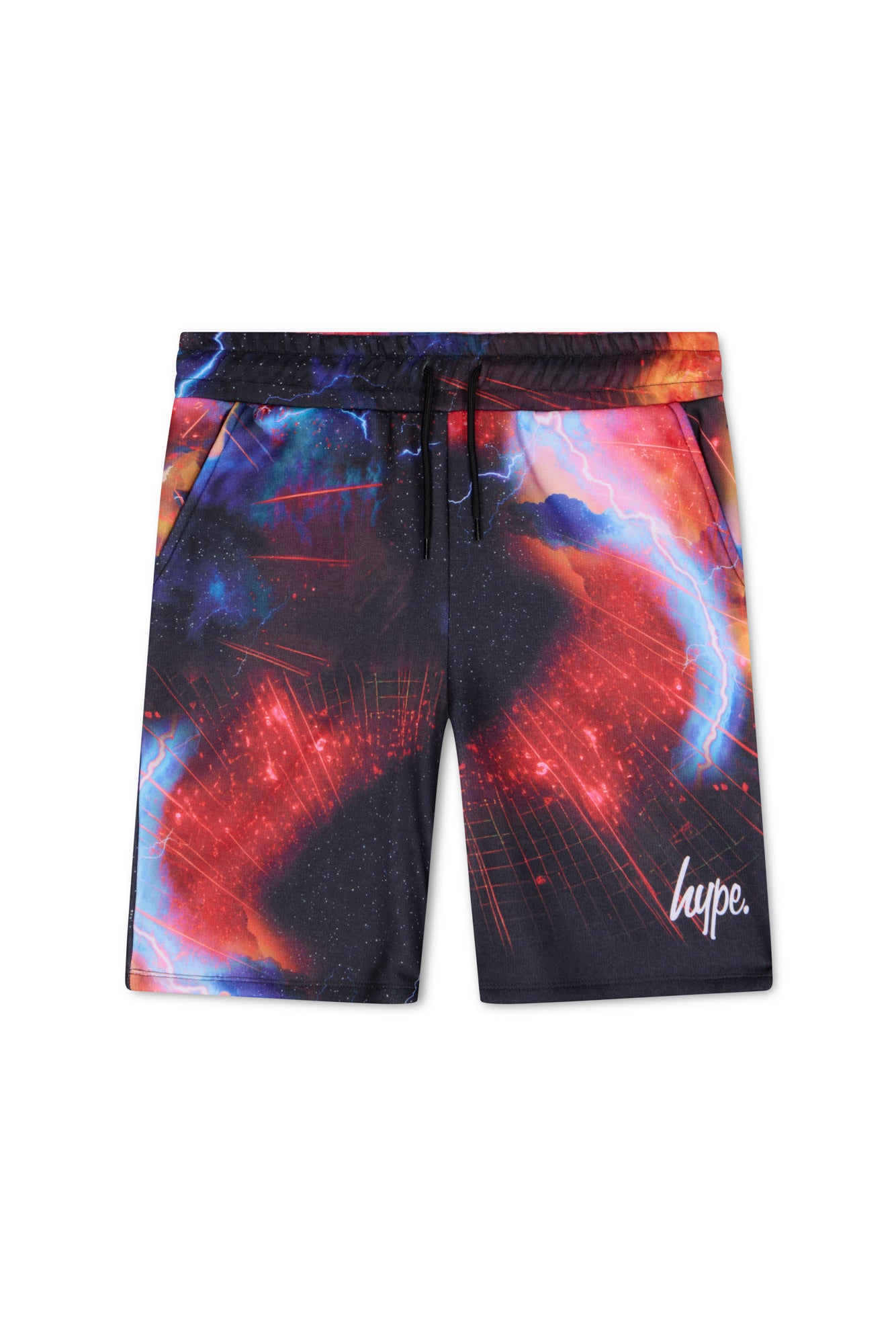 Hype Boys Black Constellation T-Shirt & Shorts Set