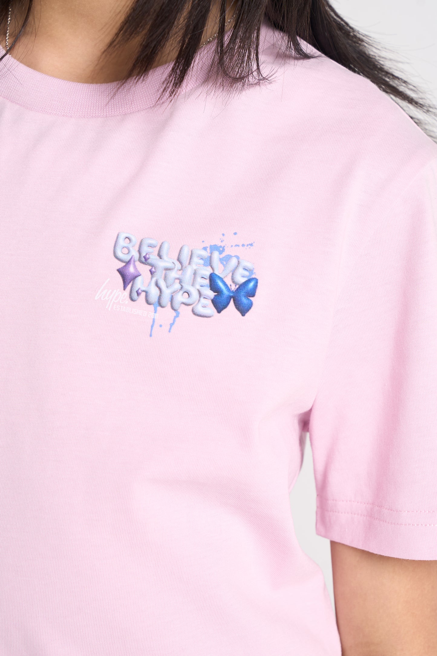 Hype Girls Pink Bubble T-Shirt & Shorts Set