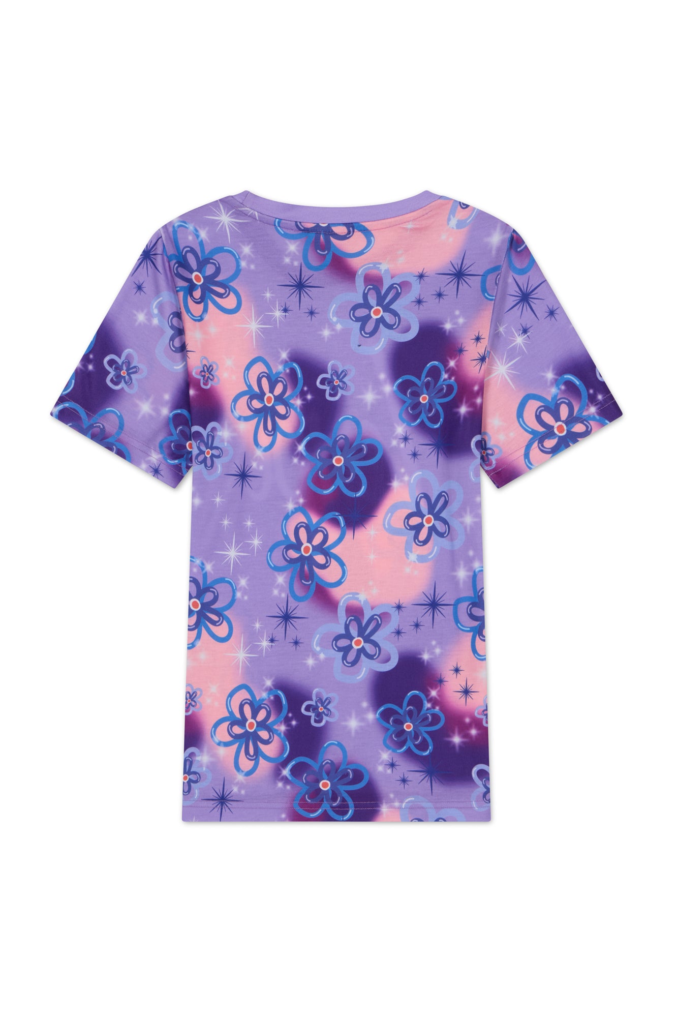Hype Girls Purple Sparkle Flower T-Shirt