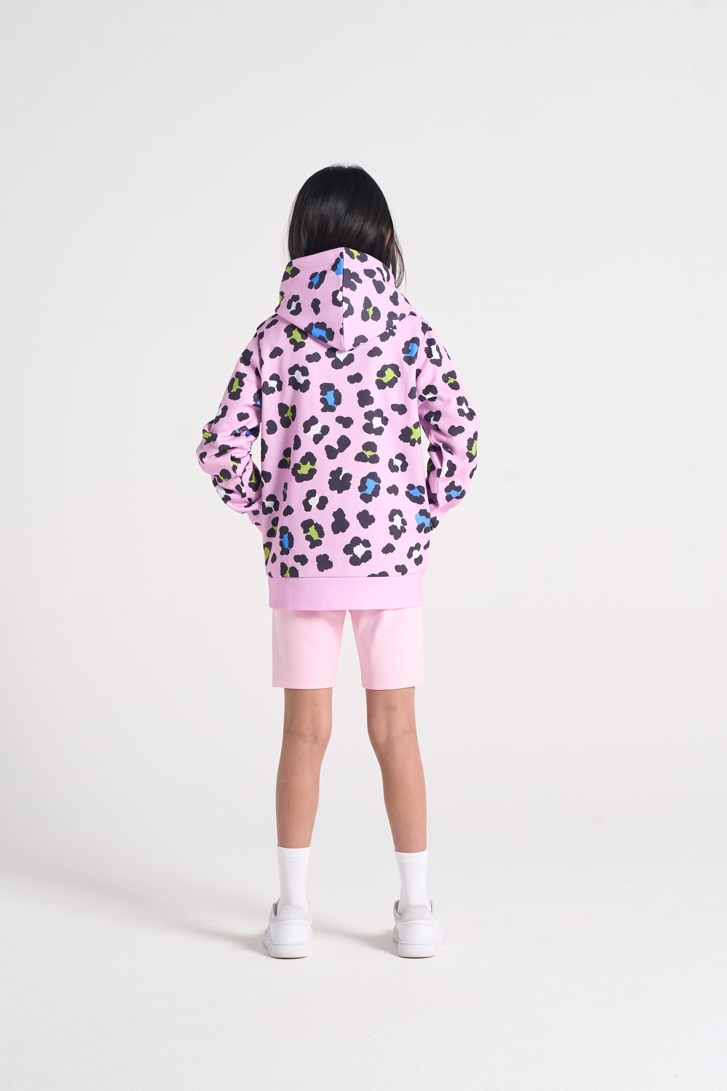 Hype Girls Lilac Leopard Hoodie