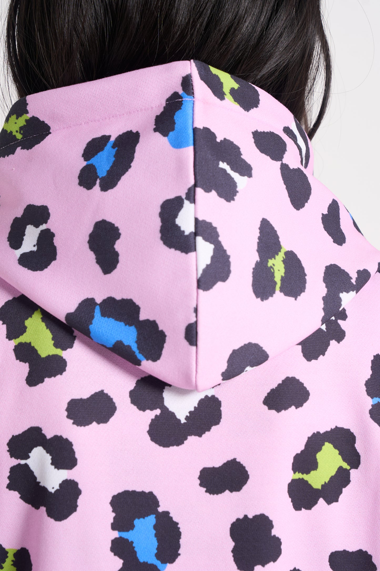 Hype Girls Lilac Leopard Hoodie