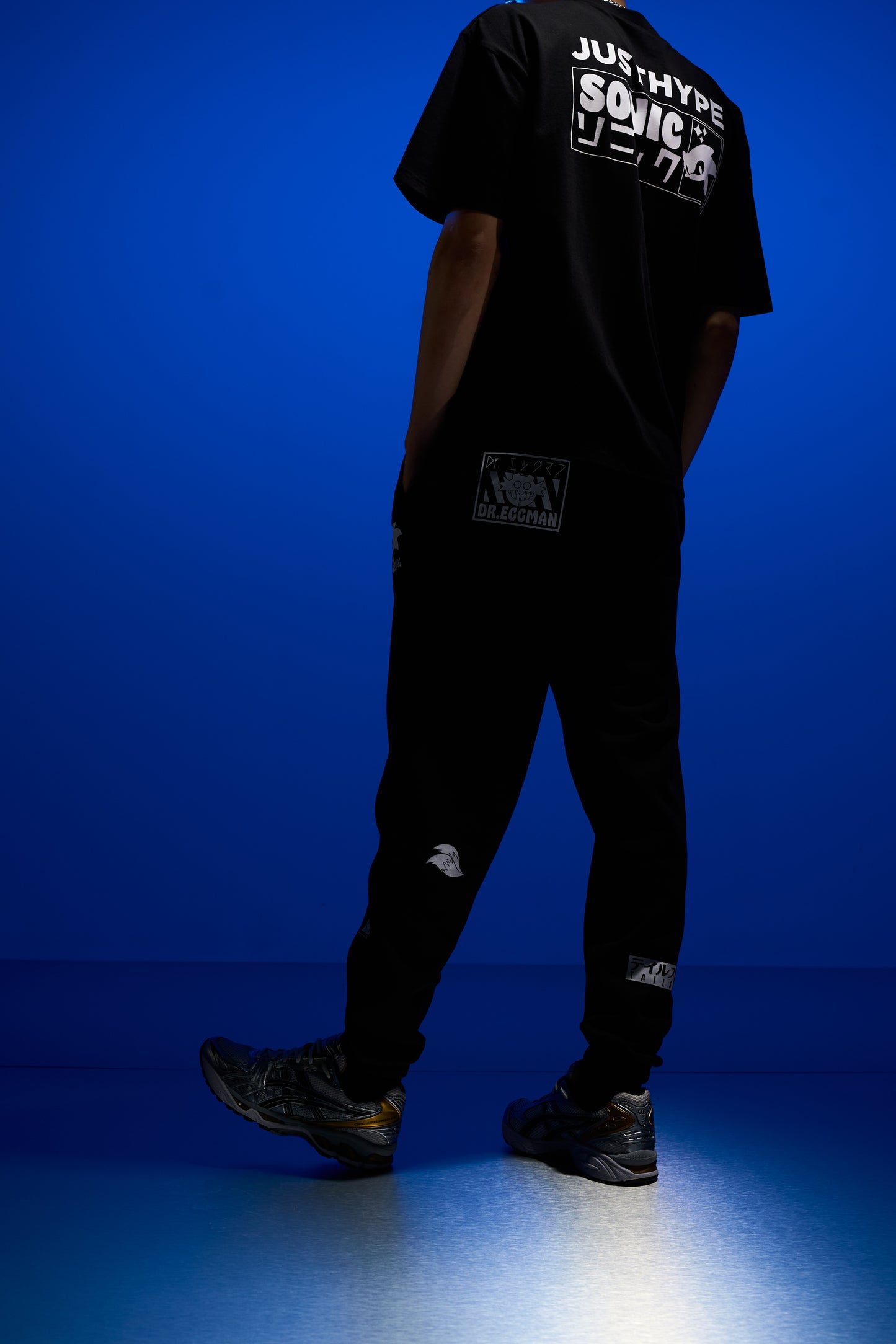 Hype x Sonic The Hedgehog™ Mens Multi Retro Sonic Joggers