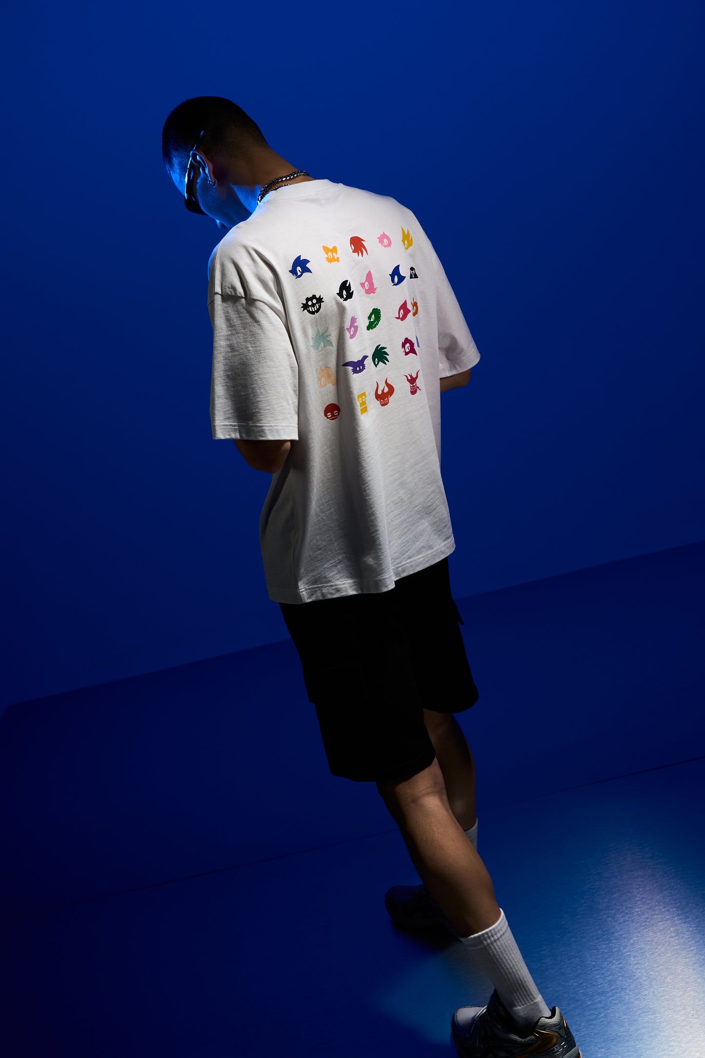 Hype x Sonic The Hedgehog™ Mens White Sonic Comic T-Shirt