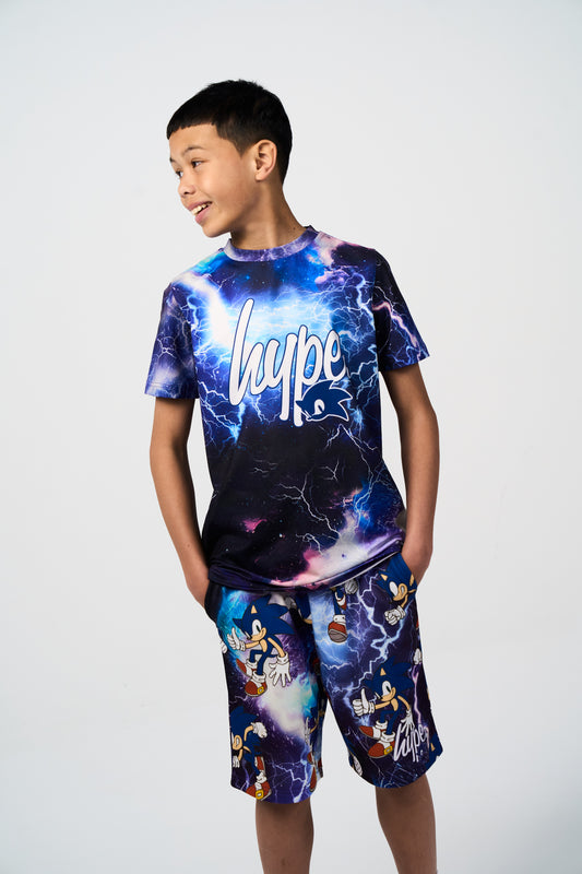 Hype x Sonic The Hedgehog™ Boys Multi Sonic Fleece Shorts