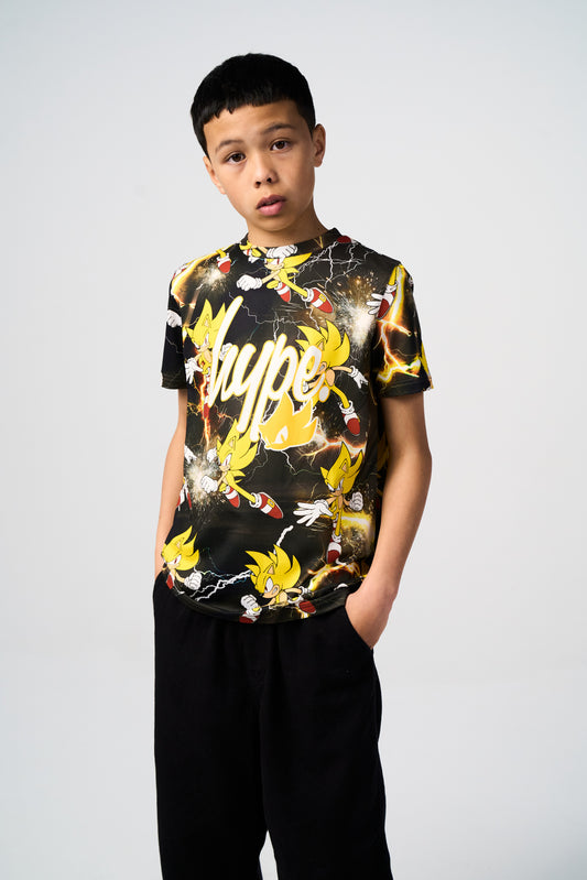 Hype x Sonic The Hedgehog™ Boys Multi Super Sonic T-Shirt