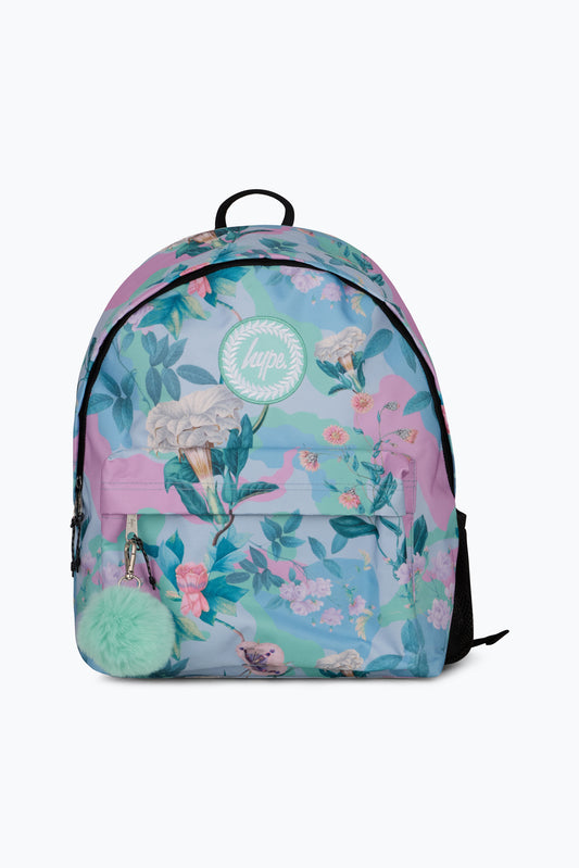 Hype Girls Multi Blooms Camouflage Backpack