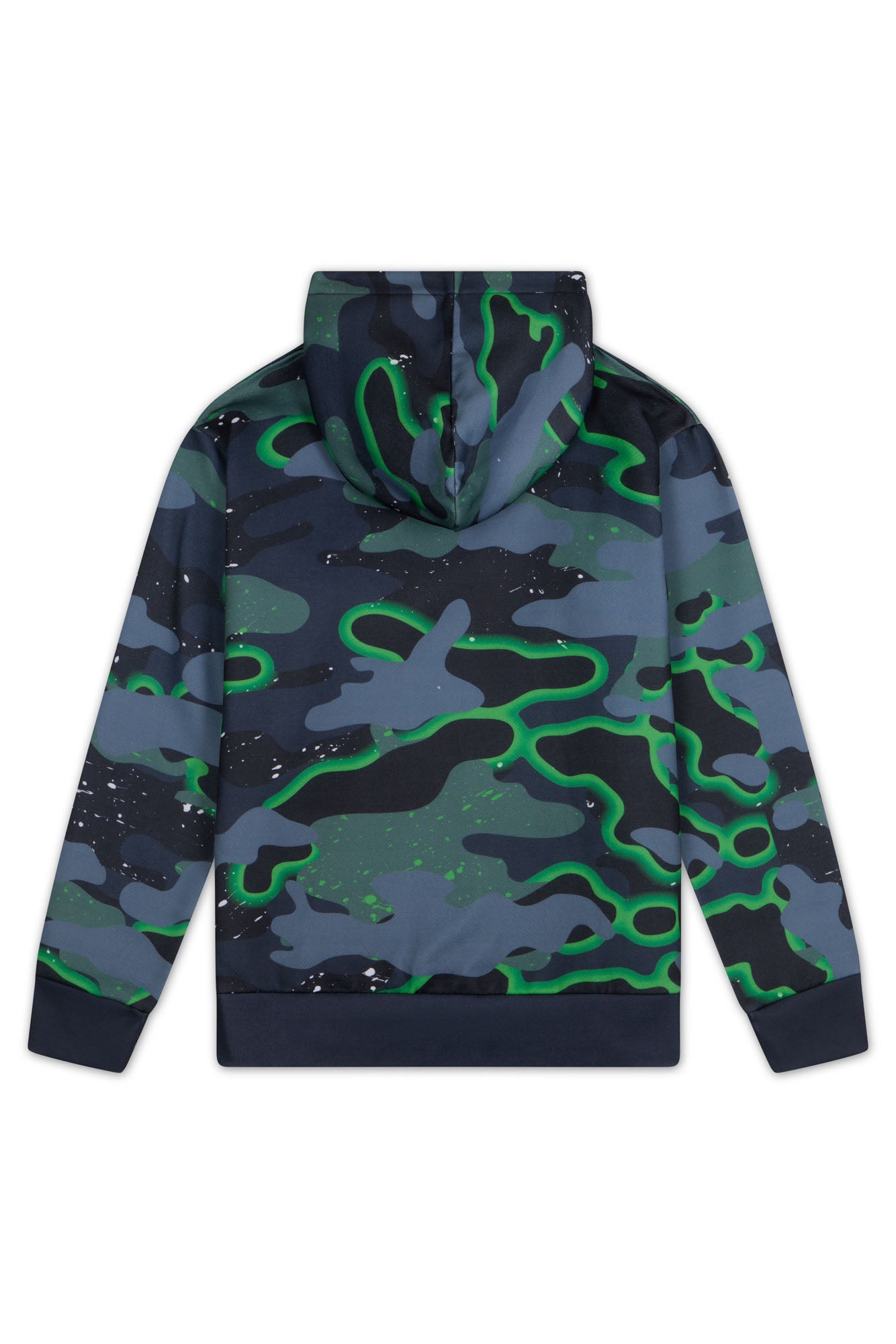 Hype Boys Green Neon Camouflage Hoodie